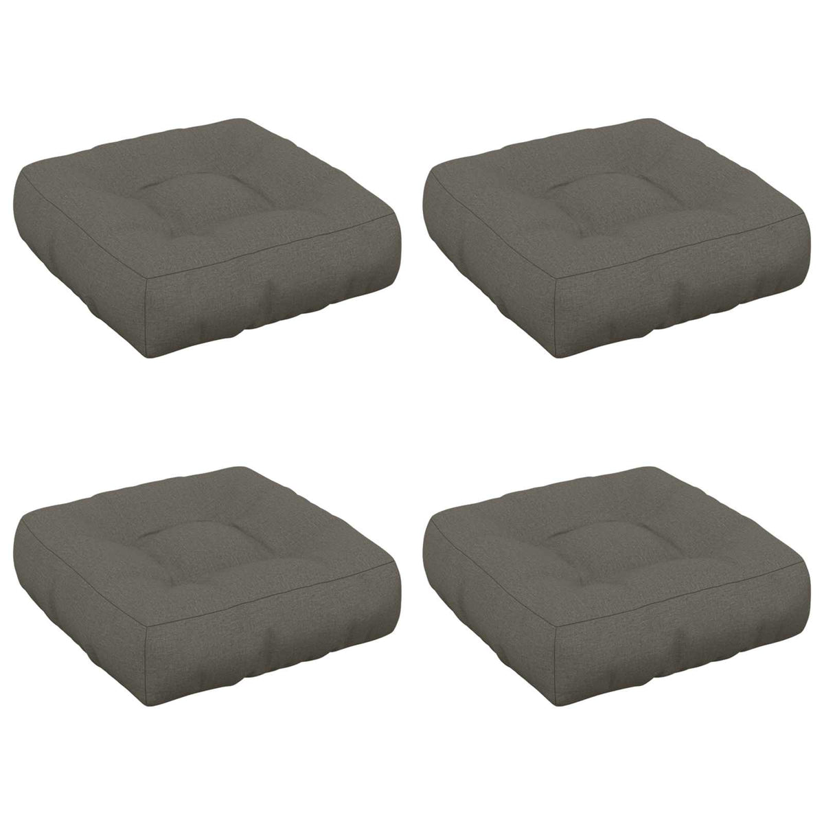 4 dalių sėdynės pagalvėlės VIANEN 4 pcs 100% poliesteris Pilka