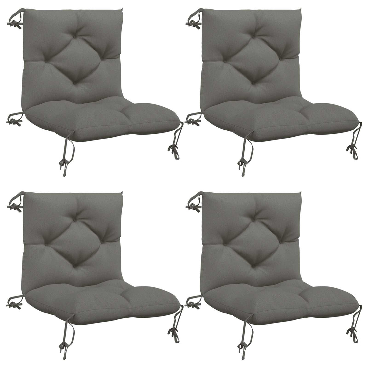4 dalių paletės pagalvėlės VIANEN 4 vnt. 100% poliesteris Pilka