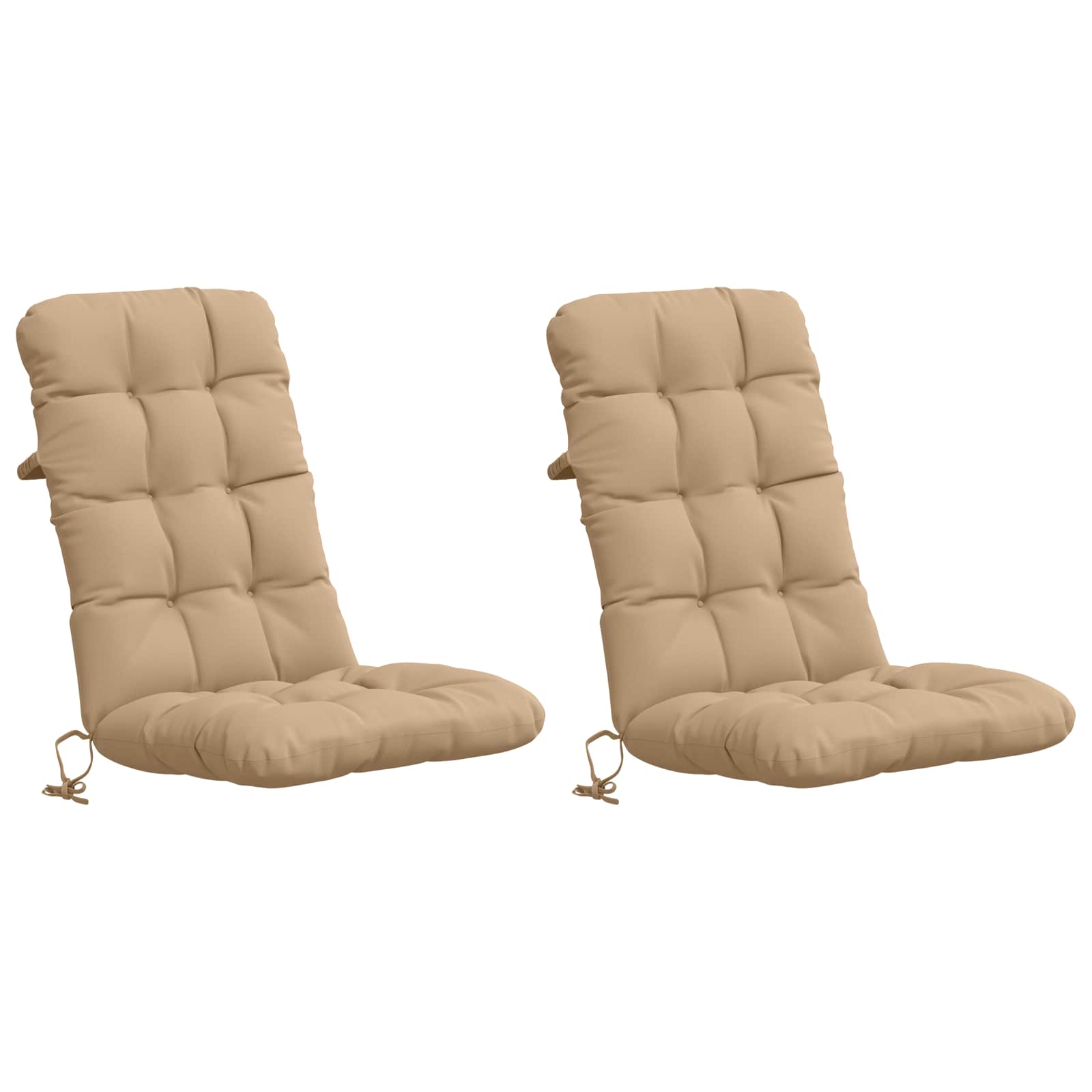 2 dalių aukštų atlošų kėdžių pagalvės VIANEN 2 pcs Smėlio