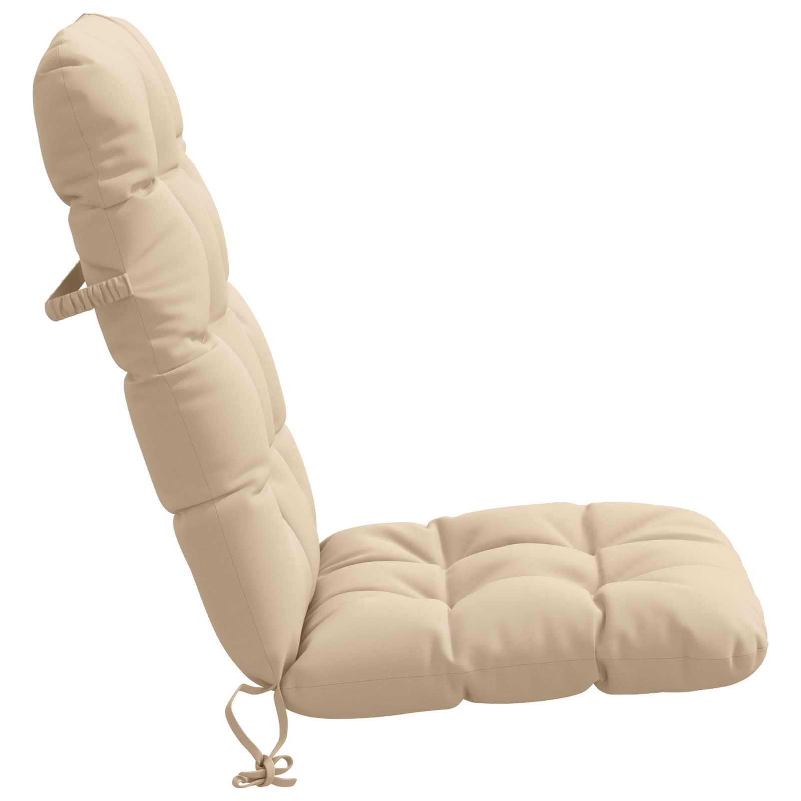 4 dalių aukštų atlošų kėdžių pagalvės VIANEN 4 pcs Kreminė