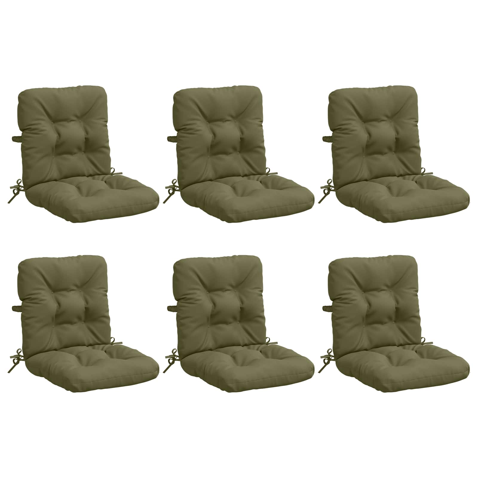 6 dalių aukštų atlošų kėdžių pagalvės VIANEN 6 pcs