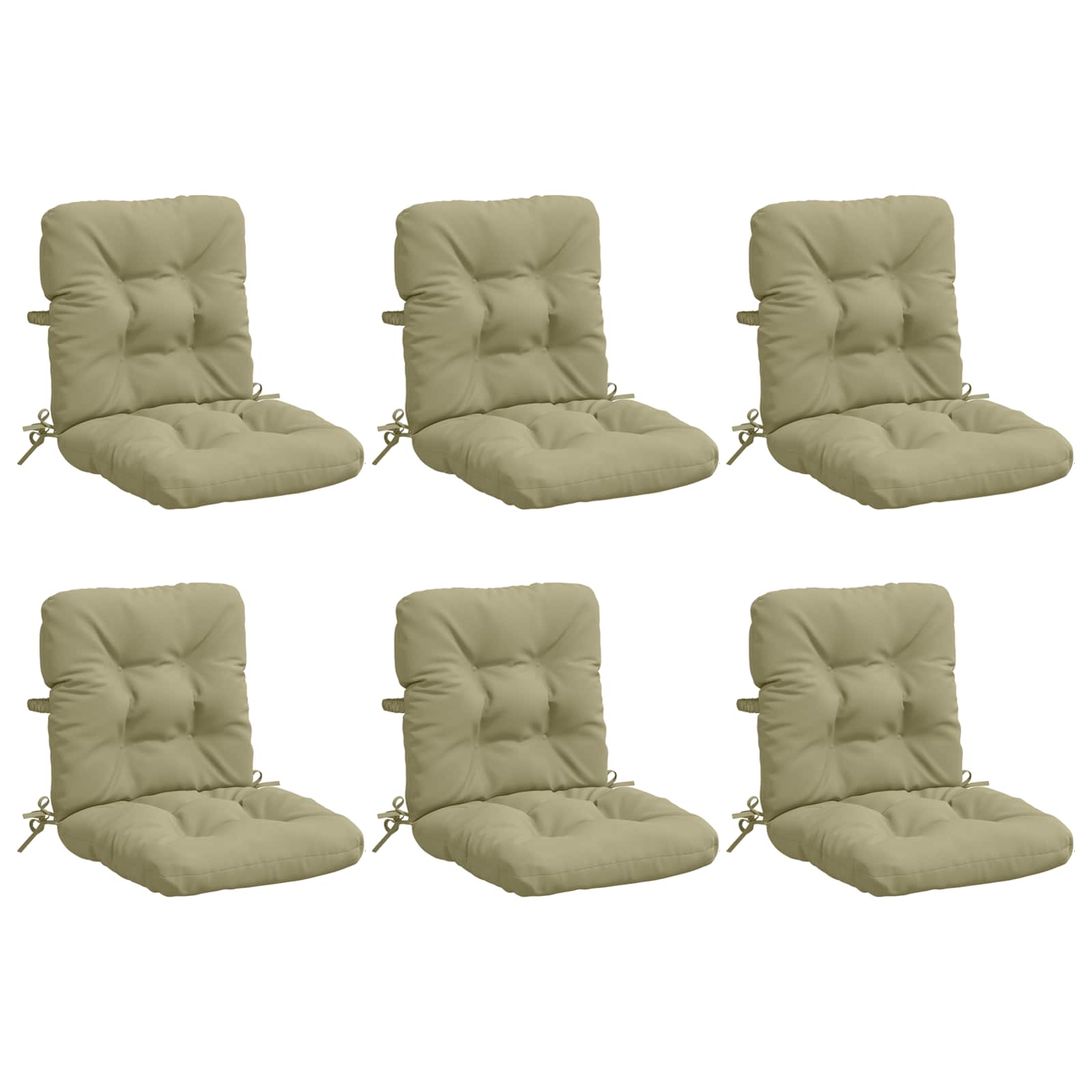 6 dalių aukštų atlošų kėdžių pagalvės VIANEN 6 pcs