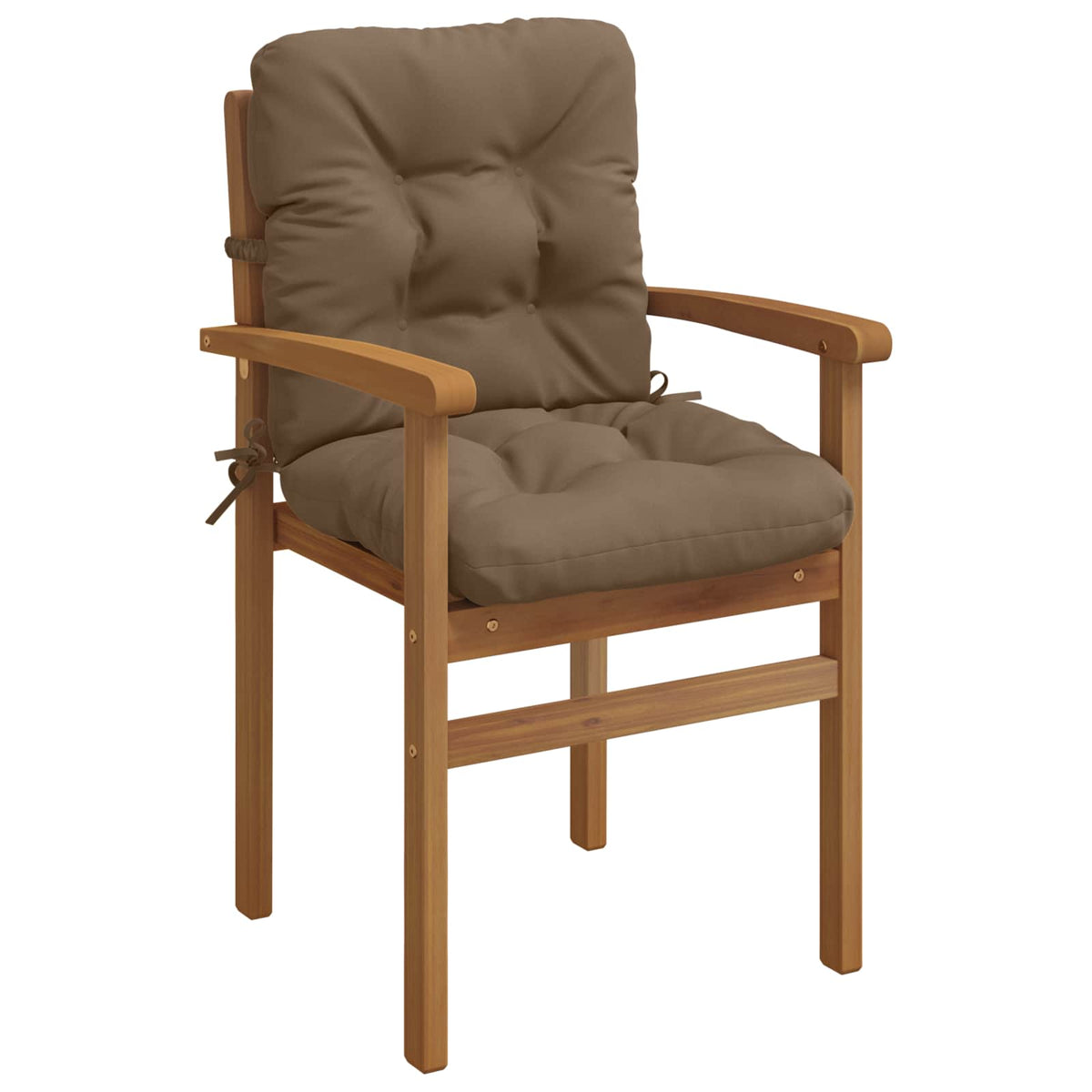 4 dalių aukštų atlošų kėdžių pagalvės VIANEN 4 pcs Taupe