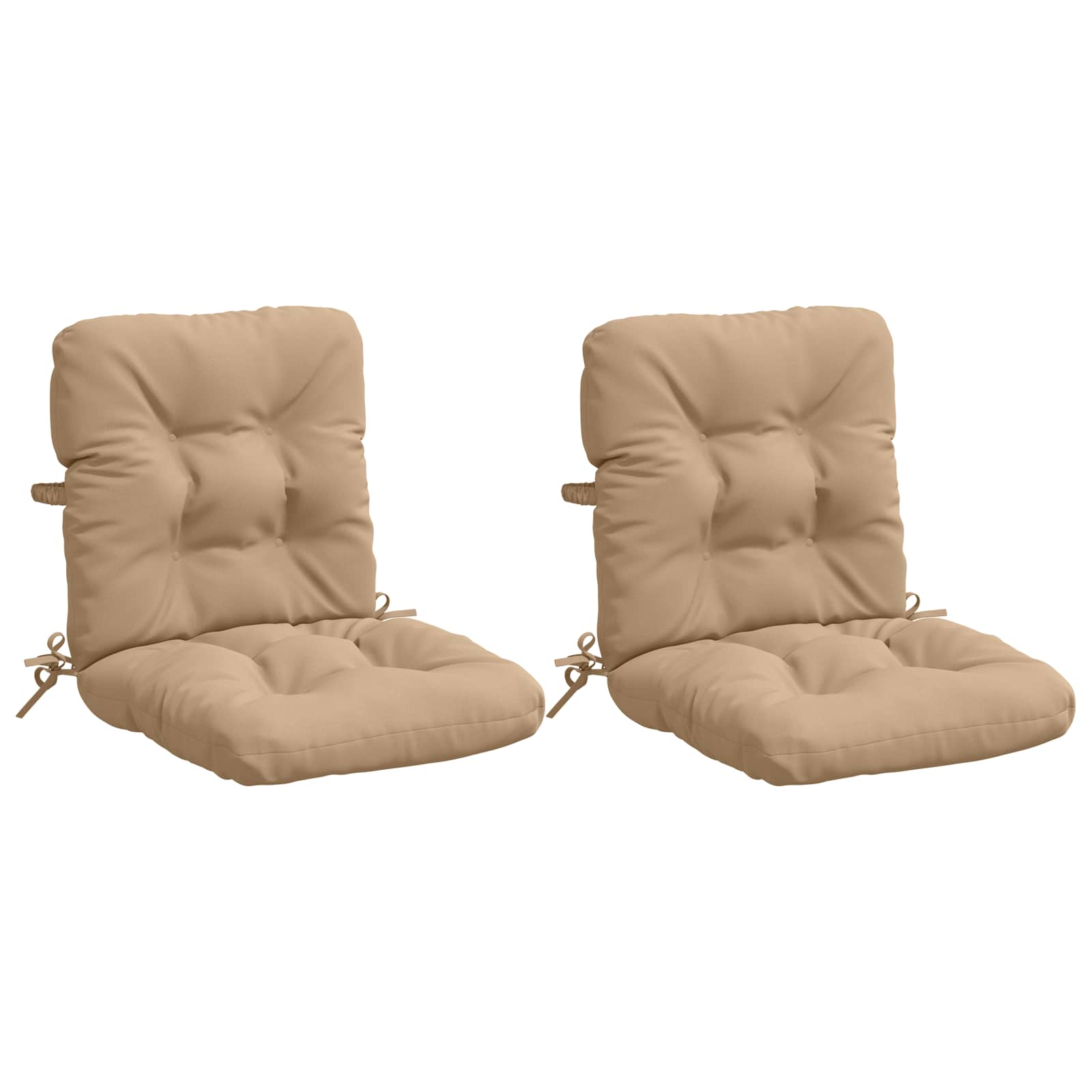 2 dalių aukštų atlošų kėdžių pagalvės VIANEN 2 pcs Smėlio