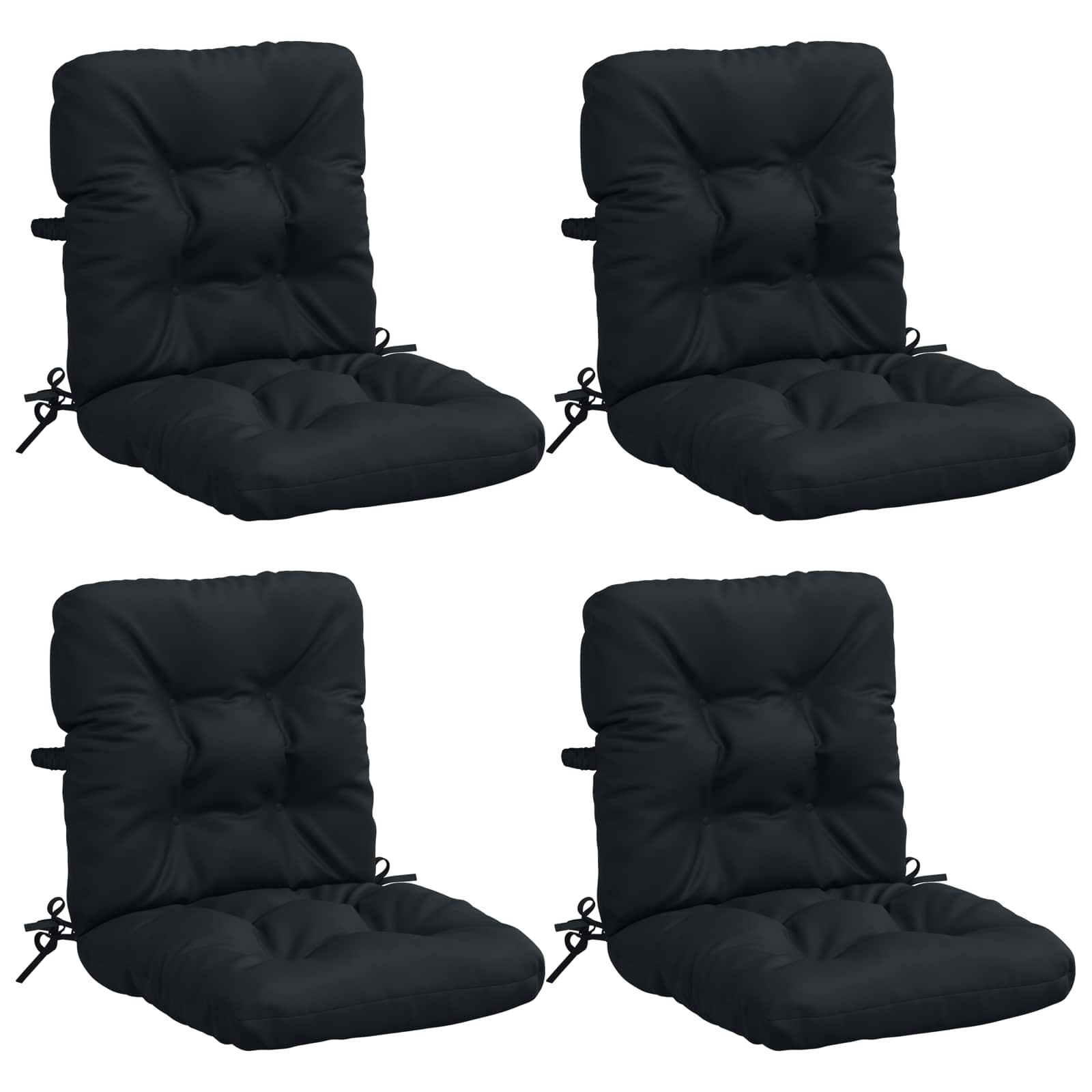 4 dalių aukštų atlošų kėdžių pagalvės VIANEN 4 pcs