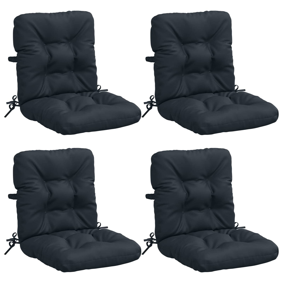 4 dalių aukštų atlošų kėdžių pagalvės VIANEN 4 pcs