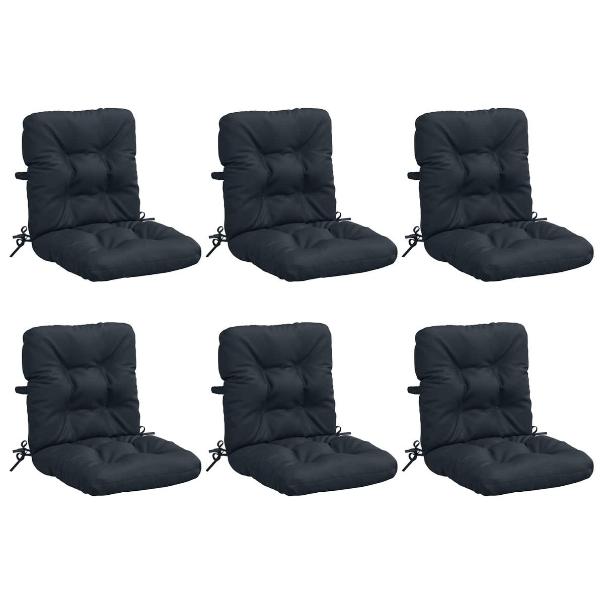 6 dalių aukštų atlošų kėdžių pagalvės VIANEN 6 pcs