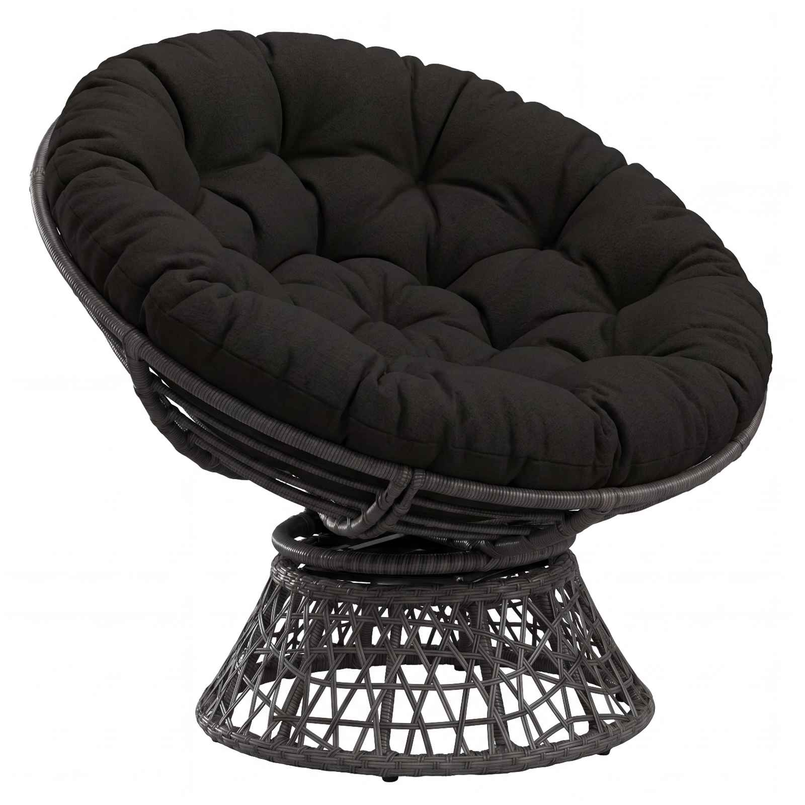 Papasan tipo pagalvė VIANEN 100% poliesteris Juoda