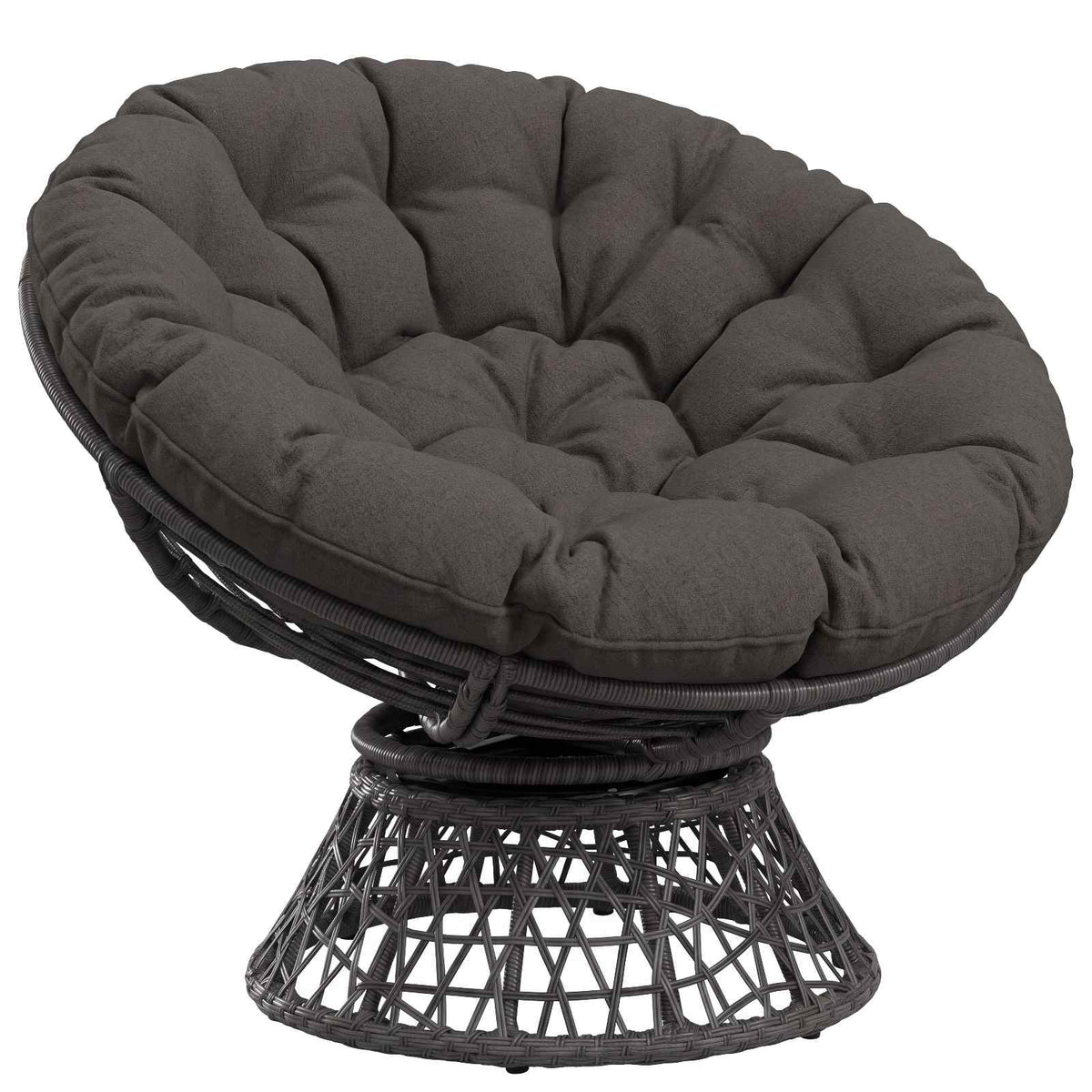 Papasan tipo pagalvė VIANEN 100% poliesteris Antracito