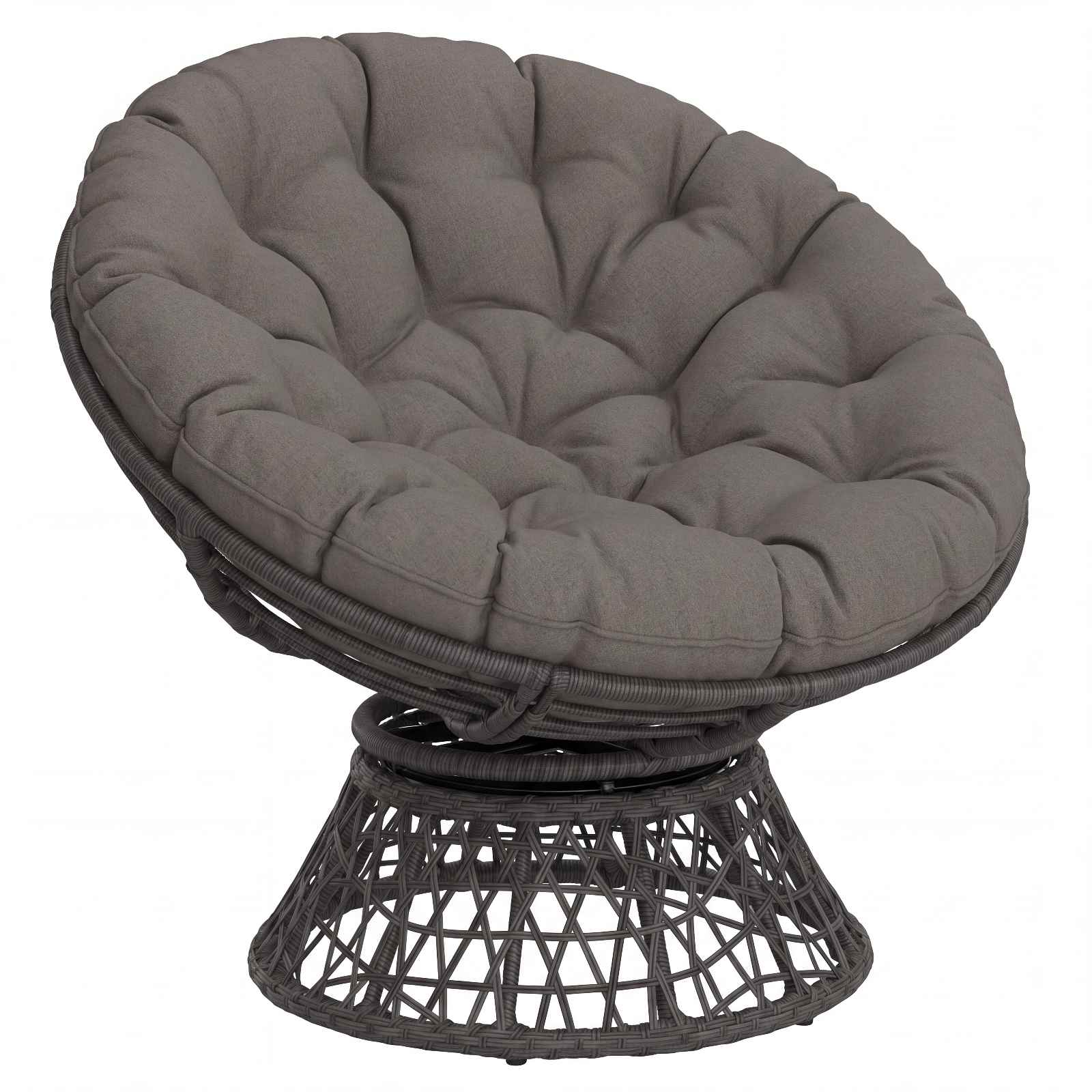Papasan tipo pagalvė VIANEN 100% poliesteris Pilka