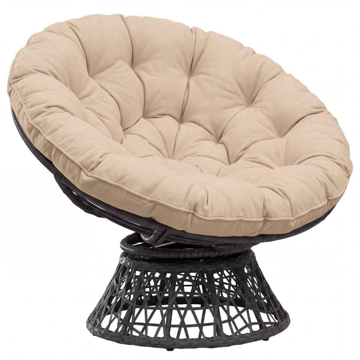 Papasan tipo pagalvė VIANEN 100% poliesteris Kreminė