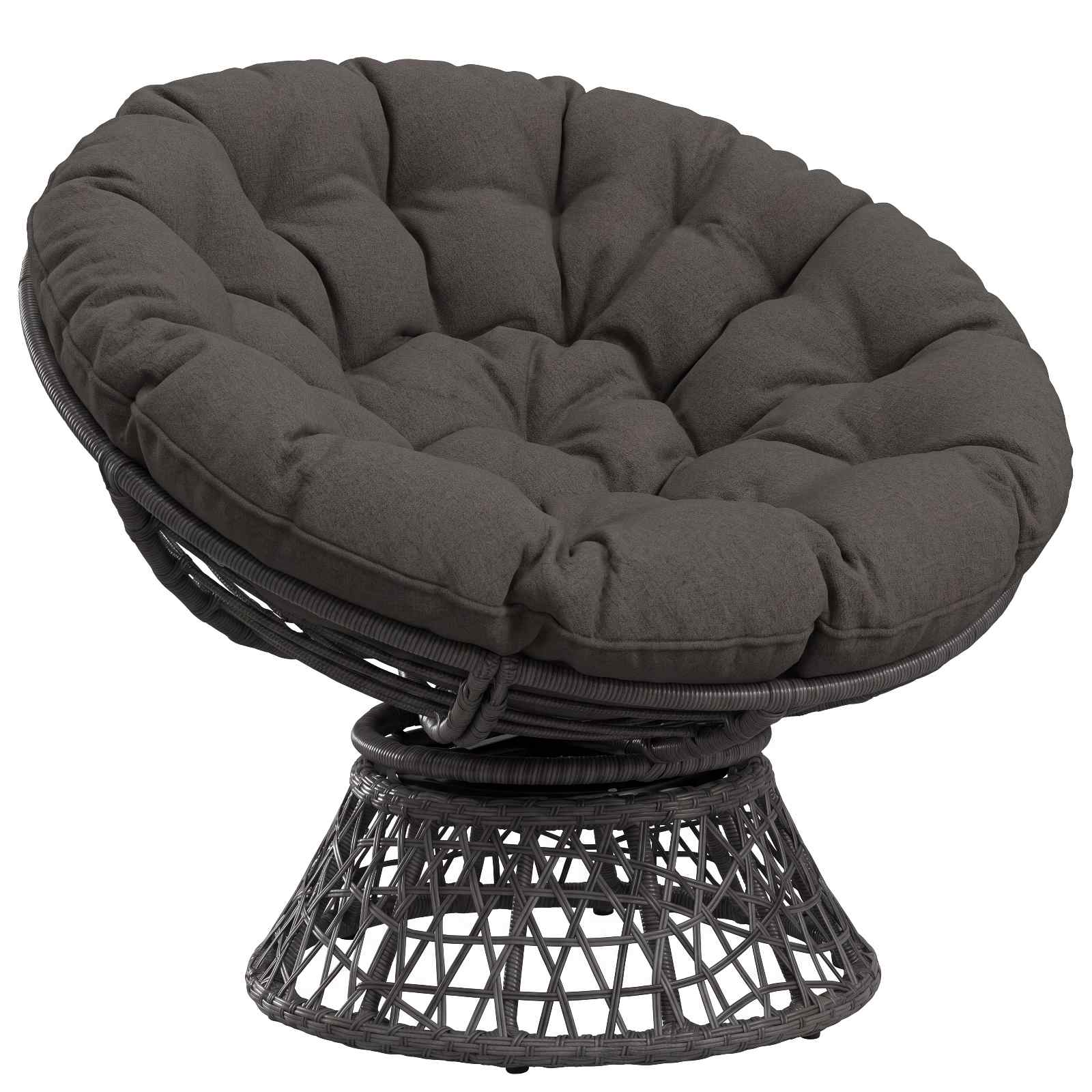 Papasan tipo pagalvė VIANEN 100% poliesteris Antracito