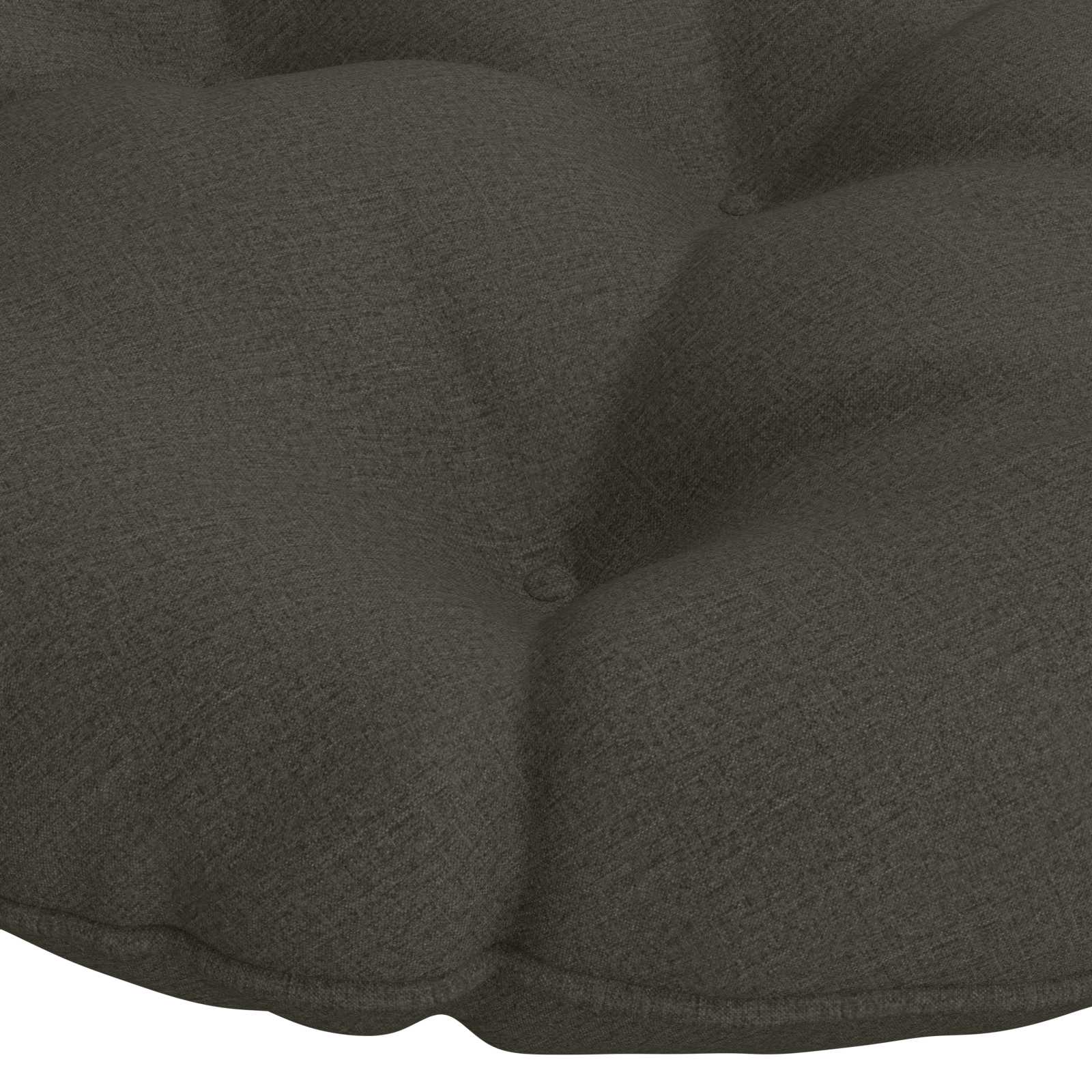 Kaboji pagalvė VIANEN 100% poliesteris Antracito Ø 80 x 12 cm