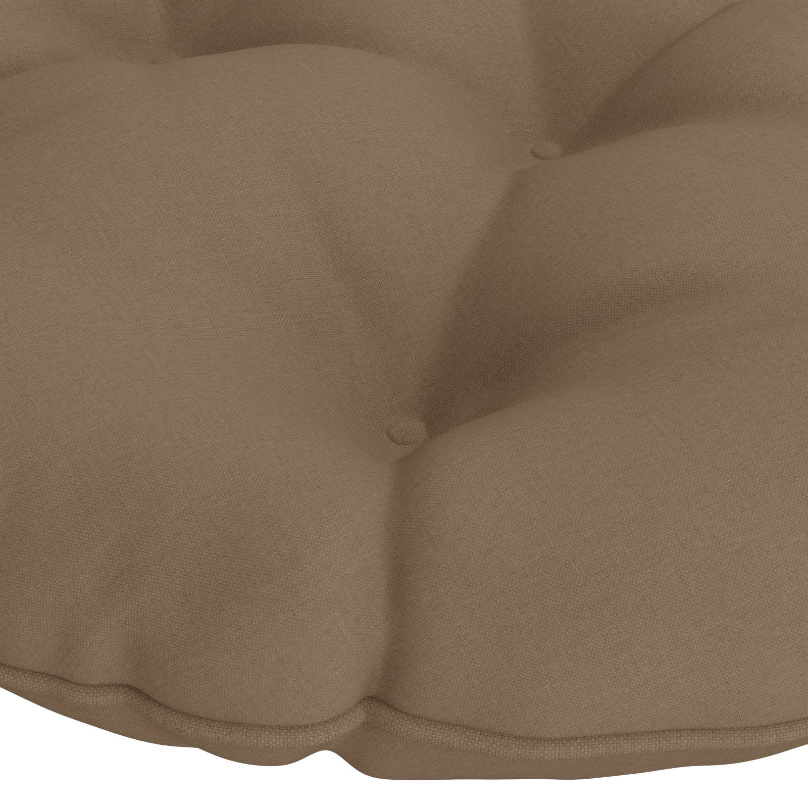 Kaboji pagalvė VIANEN 100% poliesteris Taupe Ø 60 x 10 cm