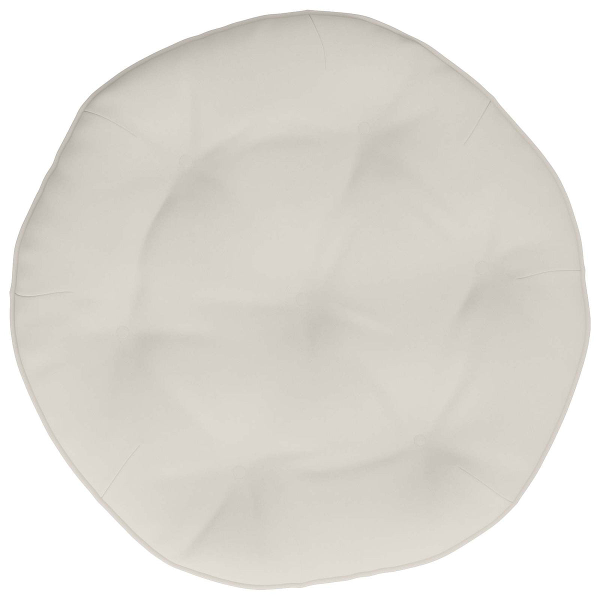 Kaboji pagalvė VIANEN 100% poliesteris Balta Ø 60 x 10 cm