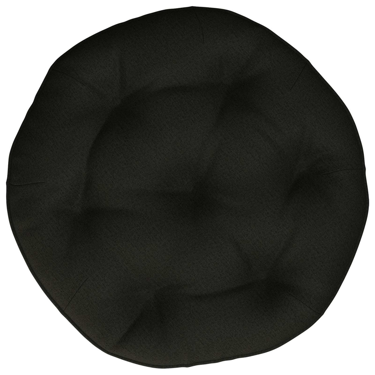 Kaboji pagalvė VIANEN 100% poliesteris Juoda Ø 60 x 10 cm