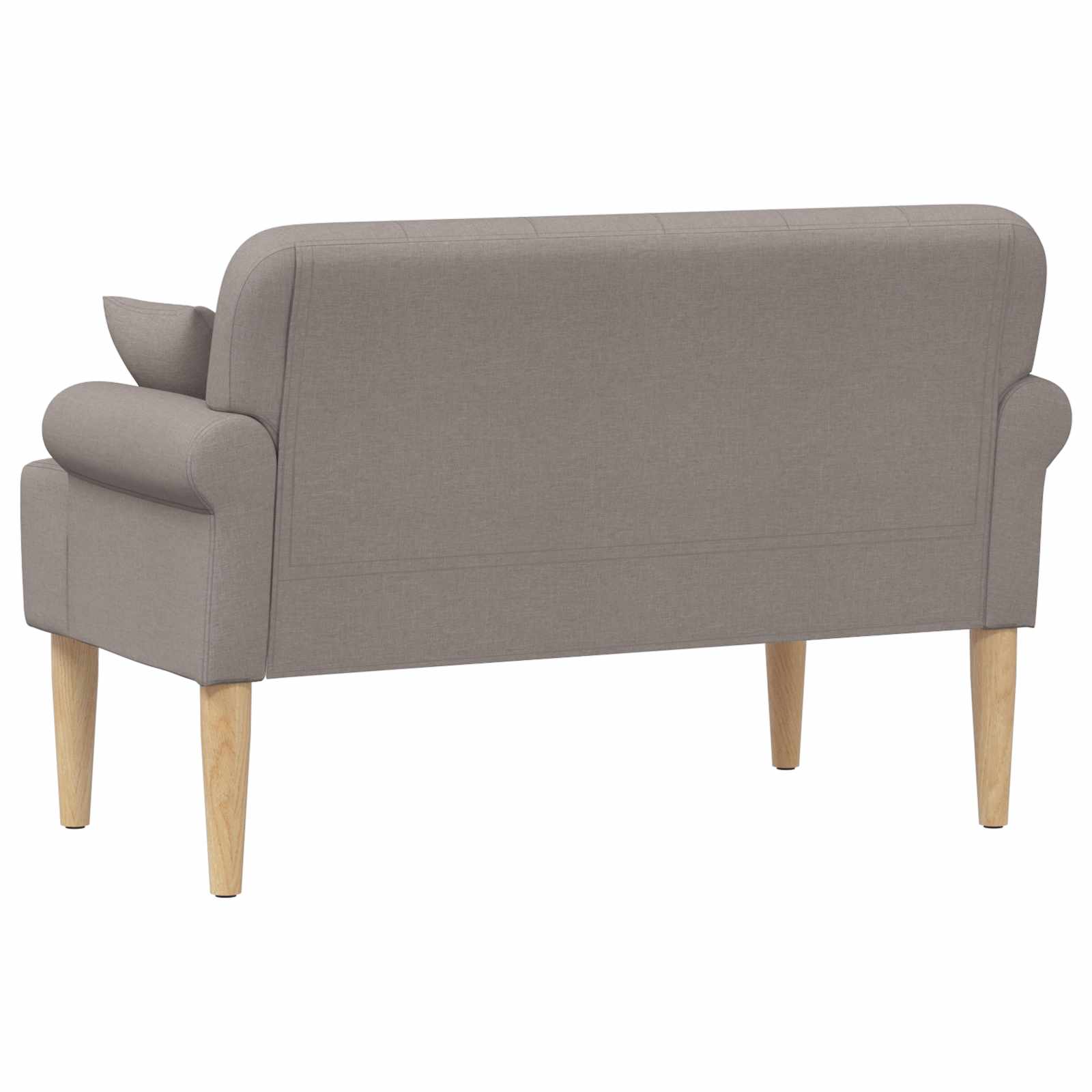 Minkštas kampas su mygtukų apmušalais Taupe 120 x 65 x 79 cm