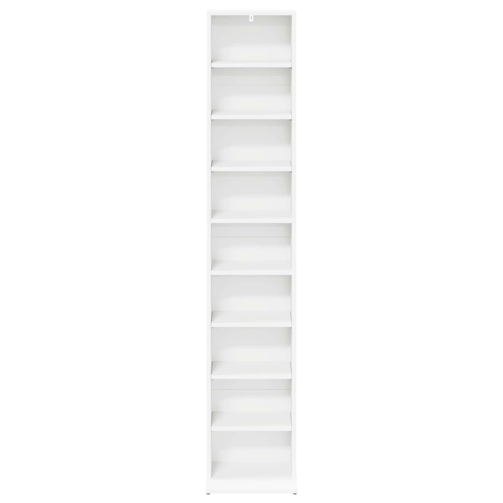 CD spinta Balta 33 x 23,5 x 175 cm Apdirbta mediena