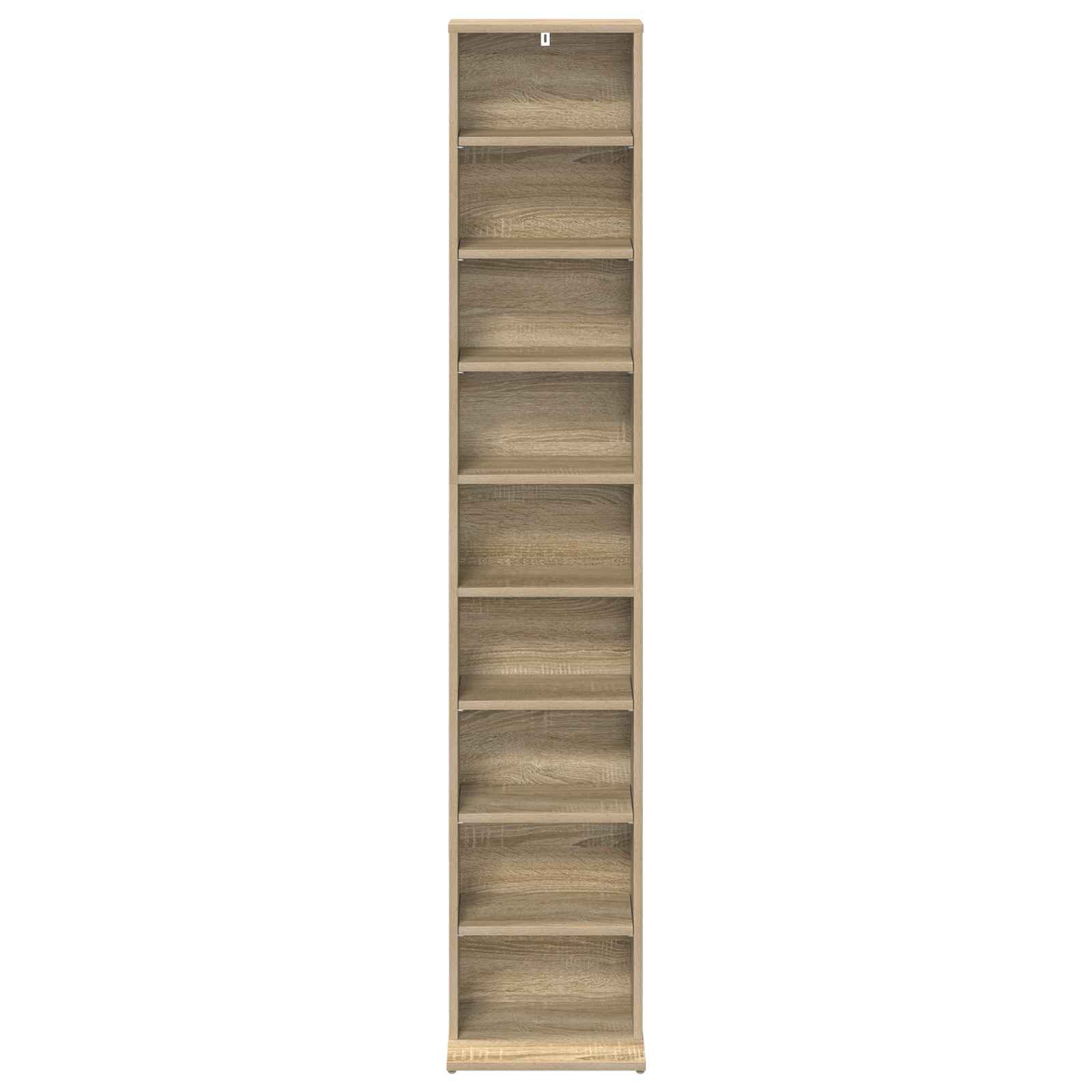 CD spinta Sonoma ąžuolas 33 x 23,5 x 175 cm Apdirbta mediena