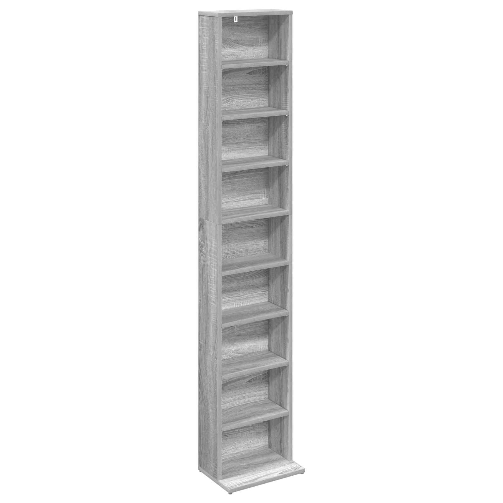 CD spinta Pilka Sonoma 33 x 23,5 x 175 cm Apdirbta mediena
