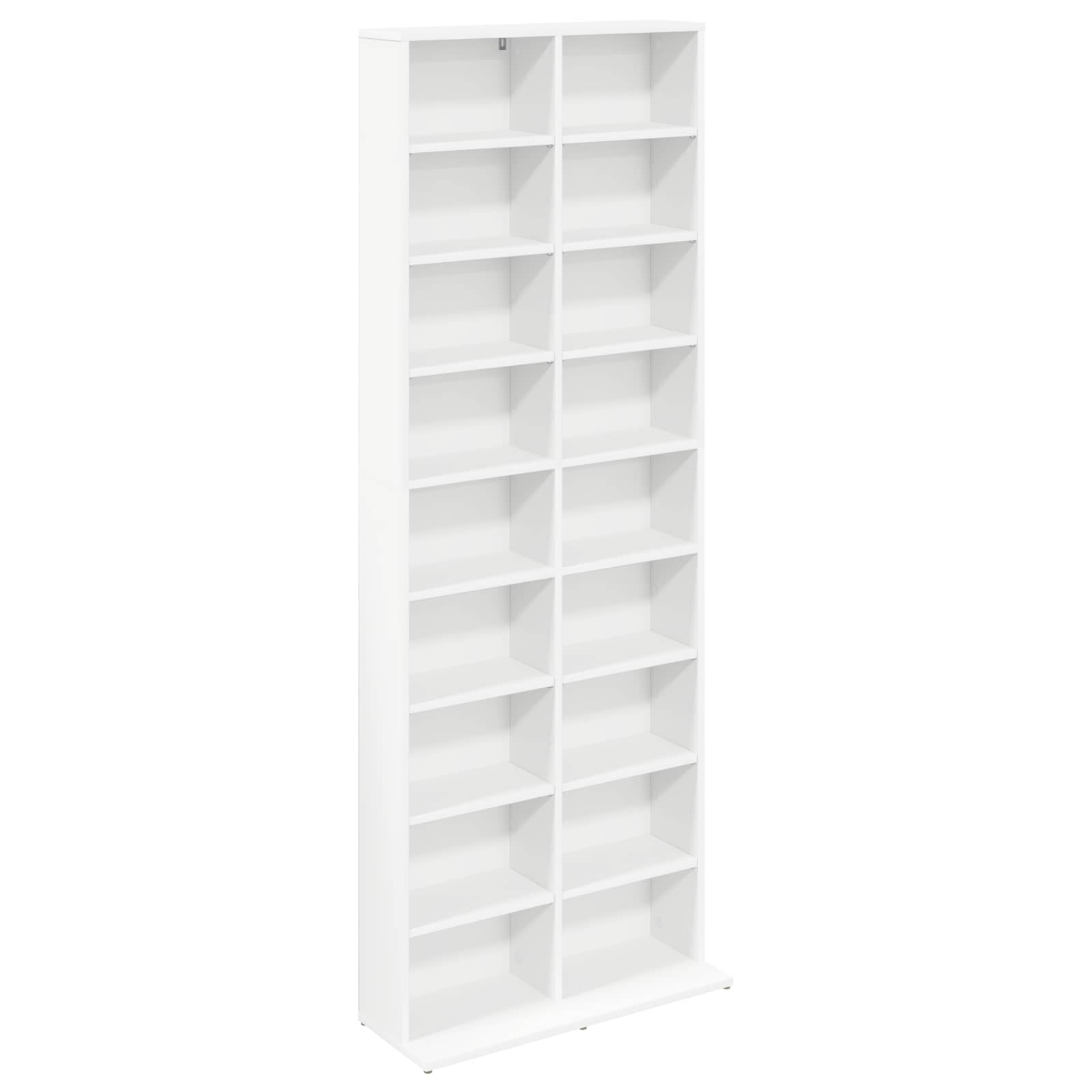 CD spinta Balta 65 x 23,5 x 175 cm Apdirbta mediena
