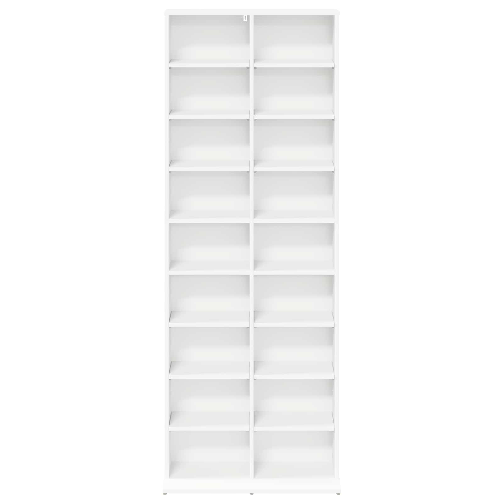 CD spinta Balta 65 x 23,5 x 175 cm Apdirbta mediena