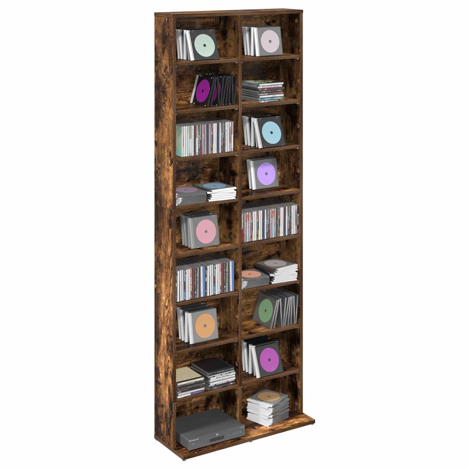 CD spinta Dūminio ąžuolo 65 x 23,5 x 175 cm Apdirbta mediena
