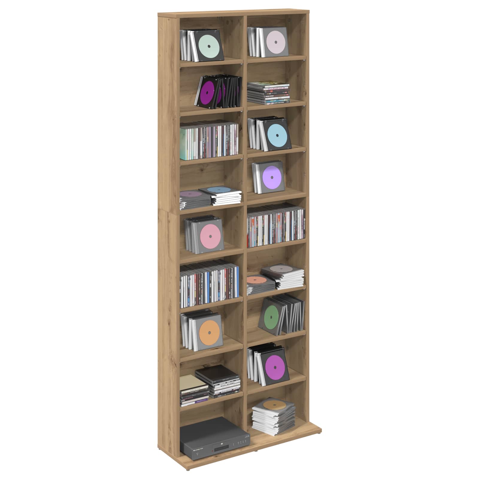 CD spinta Artisano ąžuolo 65 x 23,5 x 175 cm Apdirbta mediena