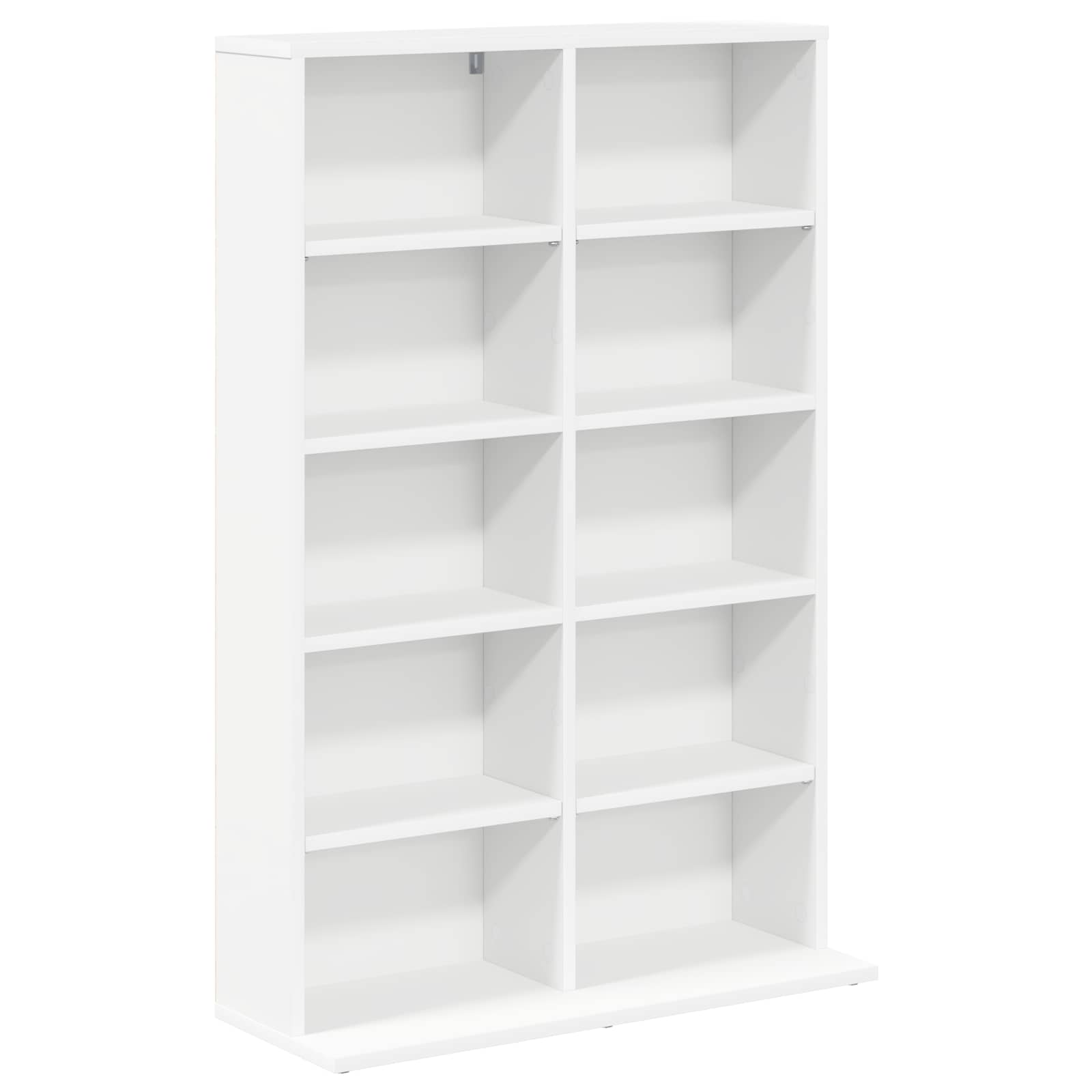 CD spinta 2 vnt. Balta 65 x 23,5 x 97,5 cm Apdirbta mediena