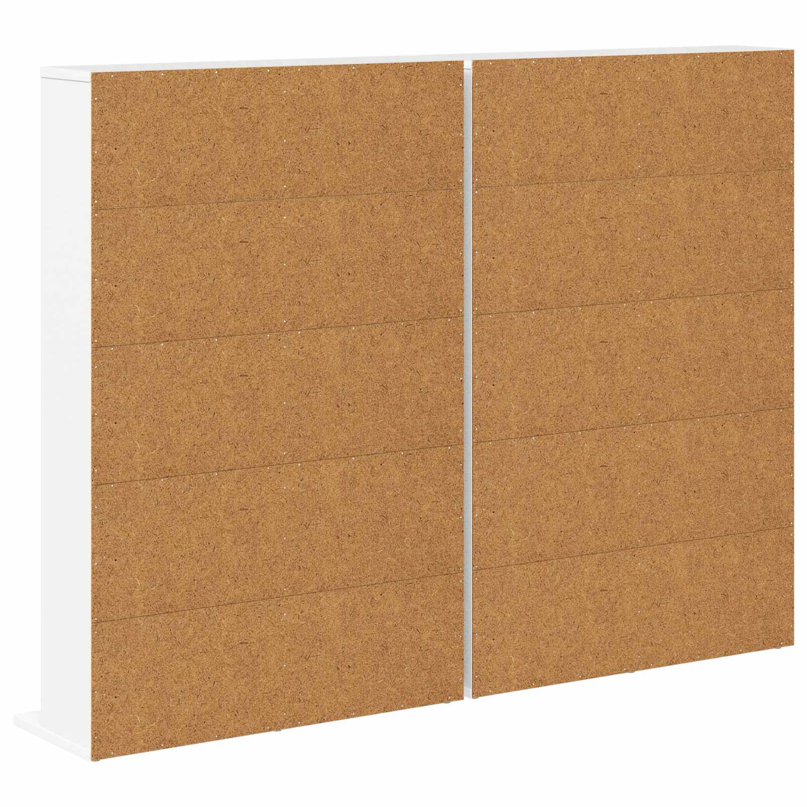 CD spinta 2 vnt. Balta 65 x 23,5 x 97,5 cm Apdirbta mediena