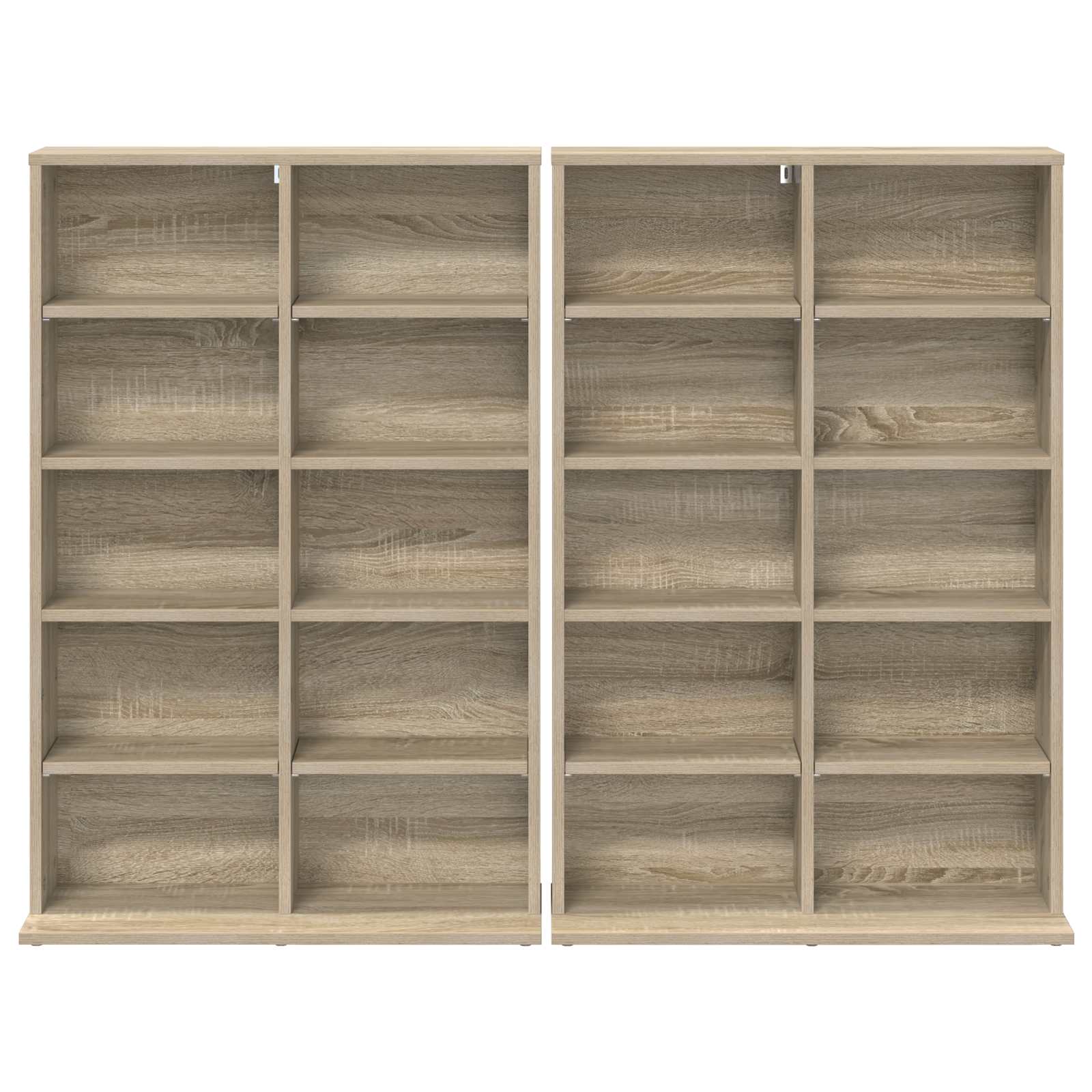 CD spinta 2 vnt. Sonoma ąžuolas 65 x 23,5 x 97,5 cm