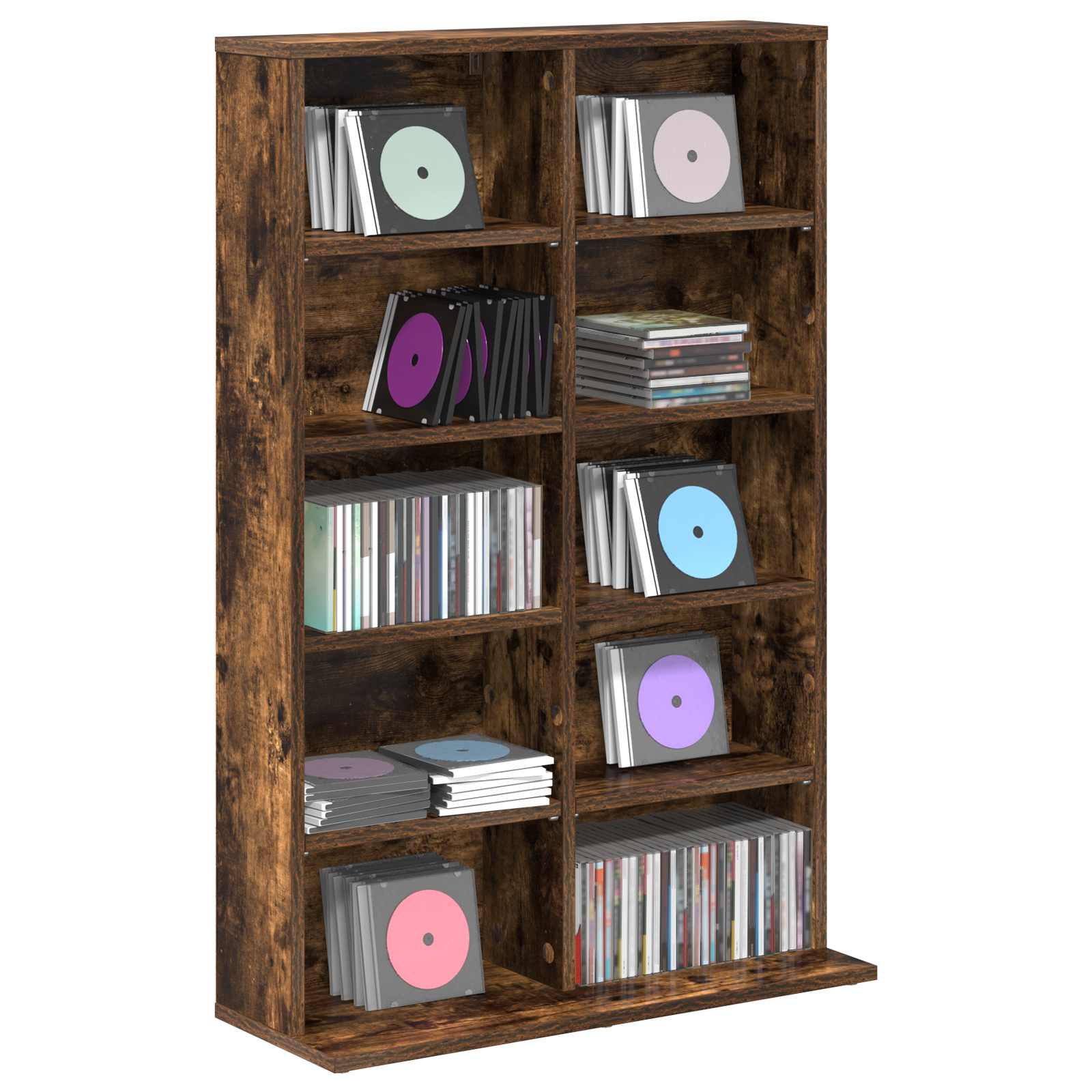 CD spinta Dūminio ąžuolo 65 x 23,5 x 97,5 cm Apdirbta mediena