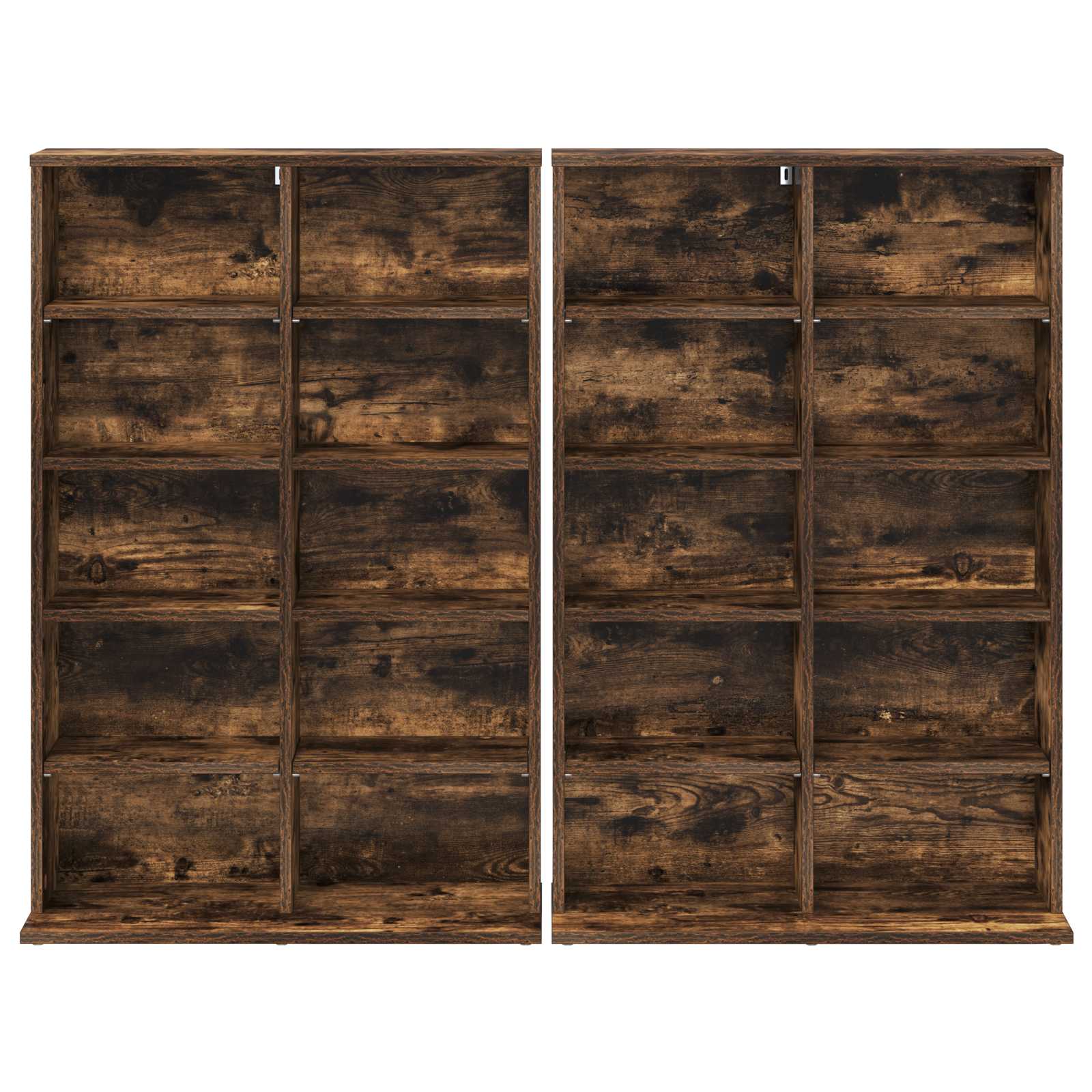 CD spinta 2 vnt. Dūminio ąžuolo 65 x 23,5 x 97,5 cm