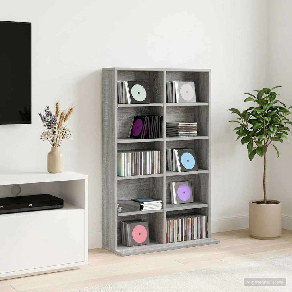 CD spinta Pilka Sonoma 65 x 23,5 x 97,5 cm Apdirbta mediena