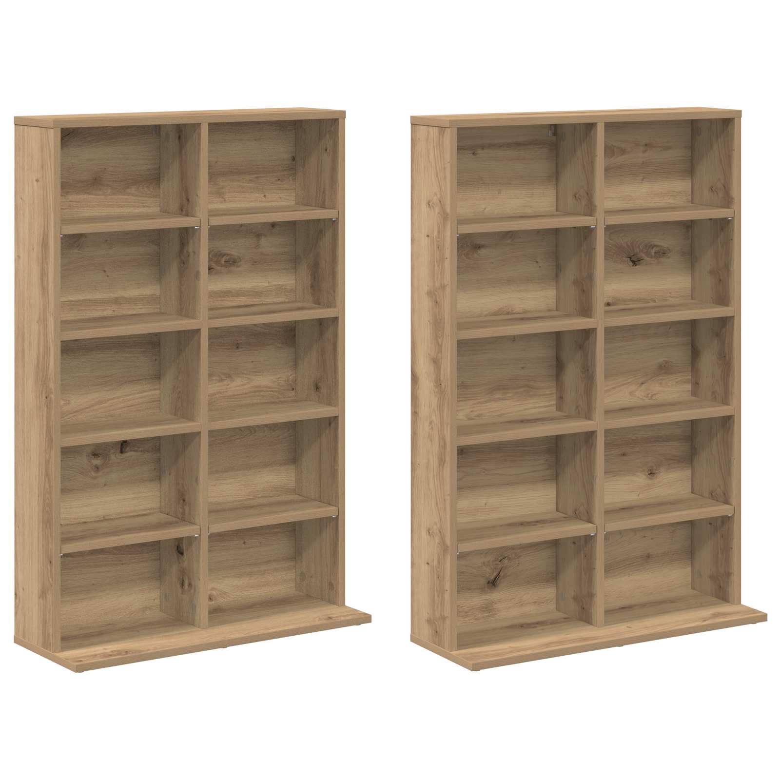 CD spinta 2 vnt. Artisano ąžuolo 65 x 23,5 x 97,5 cm