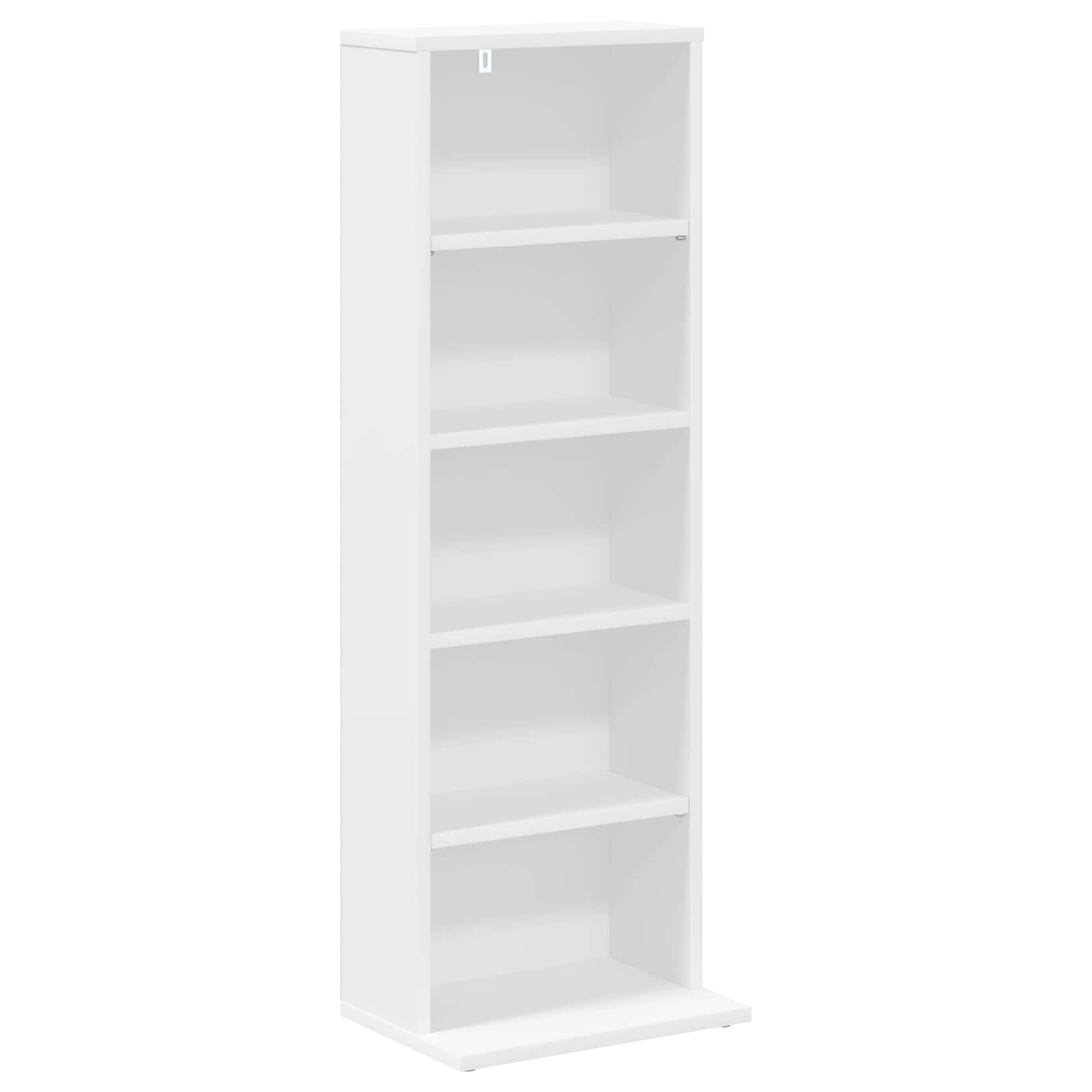 CD spinta 2 vnt. Balta 33 x 23,5 x 97,5 cm Apdirbta mediena