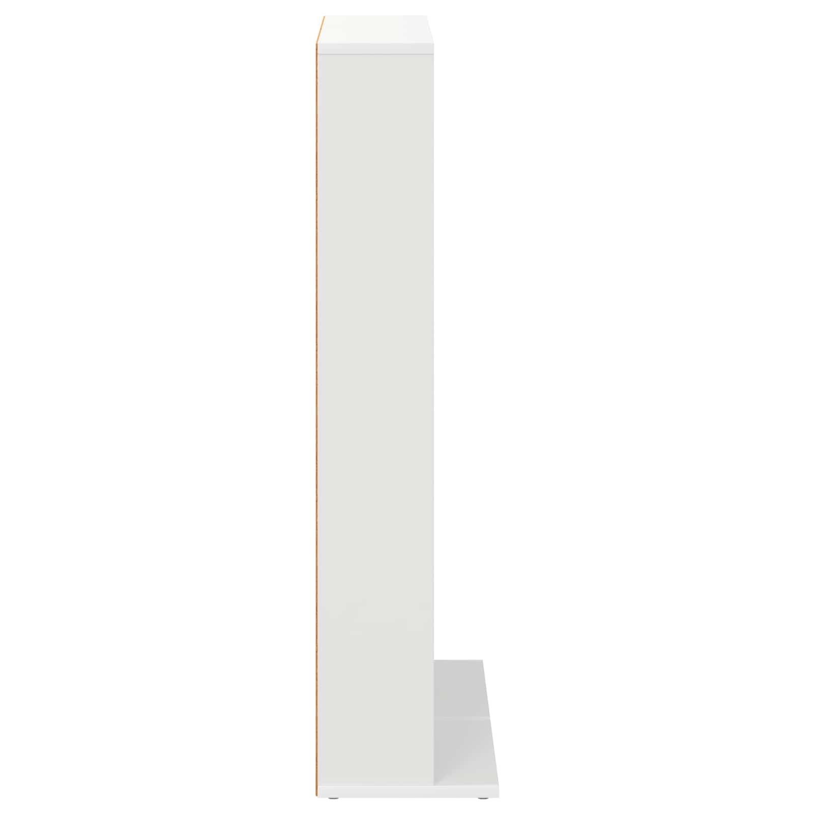CD spinta 2 vnt. Balta 33 x 23,5 x 97,5 cm Apdirbta mediena