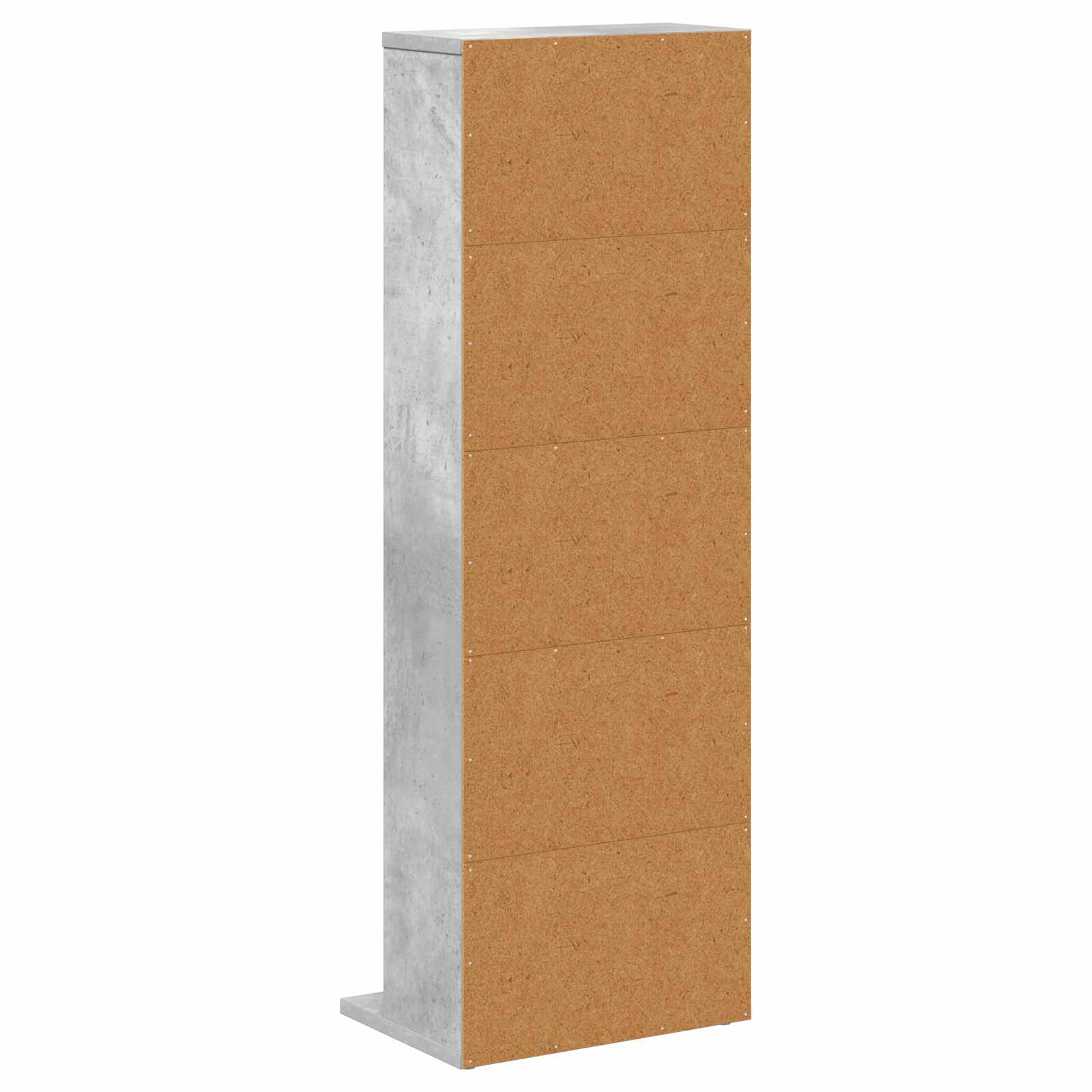 CD spinta Betono pilka 33 x 23,5 x 97,5 cm Apdirbta mediena