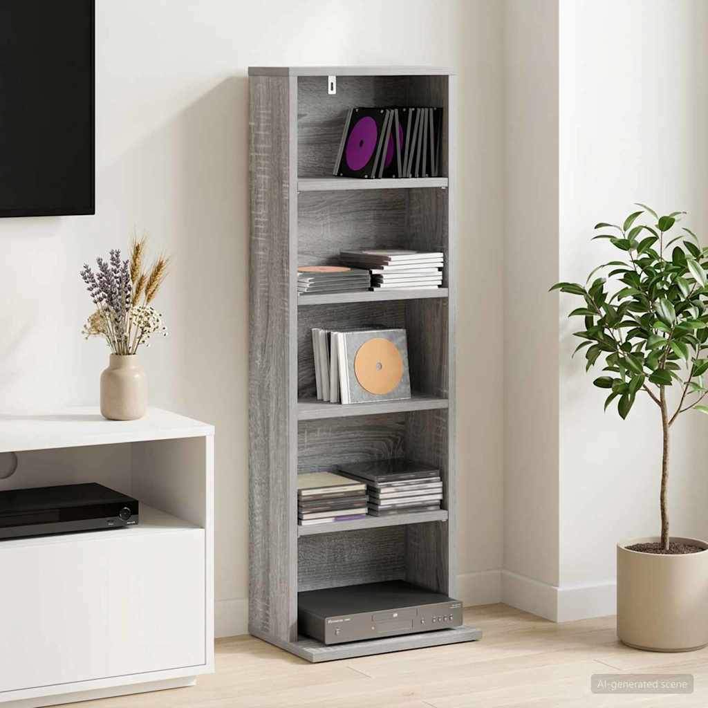 CD spinta Pilka Sonoma 33 x 23,5 x 97,5 cm Apdirbta mediena