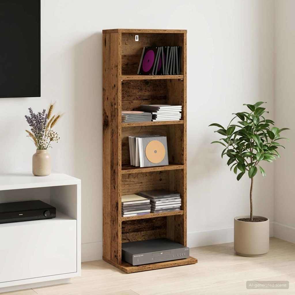 CD spinta Sendintos medienos 33 x 23,5 x 97,5 cm