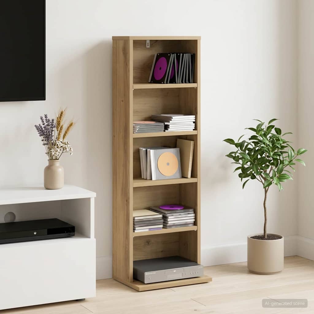 CD spinta Artisano ąžuolo 33 x 23,5 x 97,5 cm Apdirbta mediena