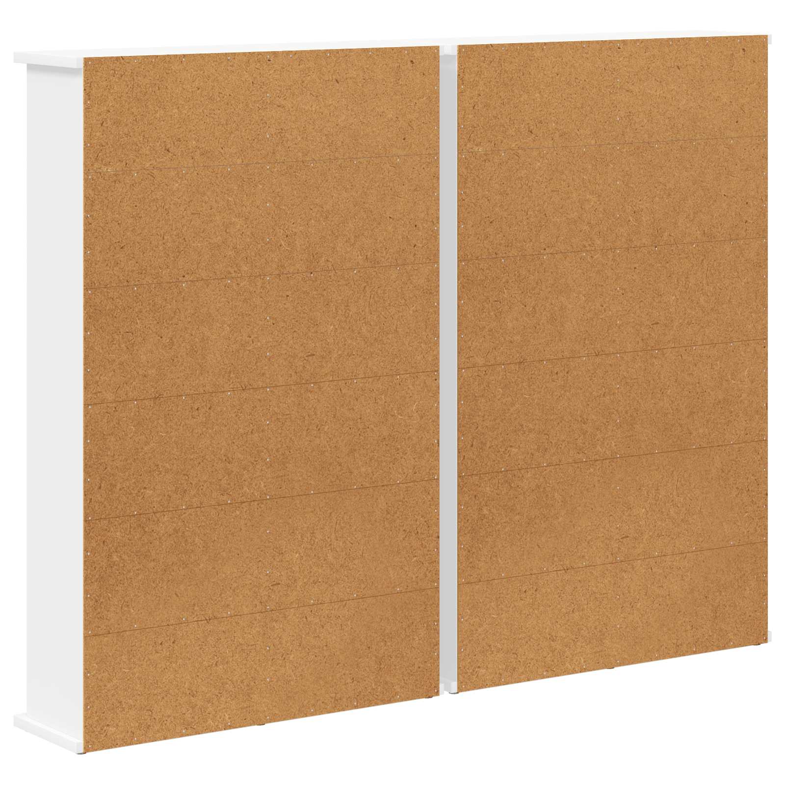 CD spinta 2 vnt. Balta 60 x 17 x 92 cm Apdirbta mediena