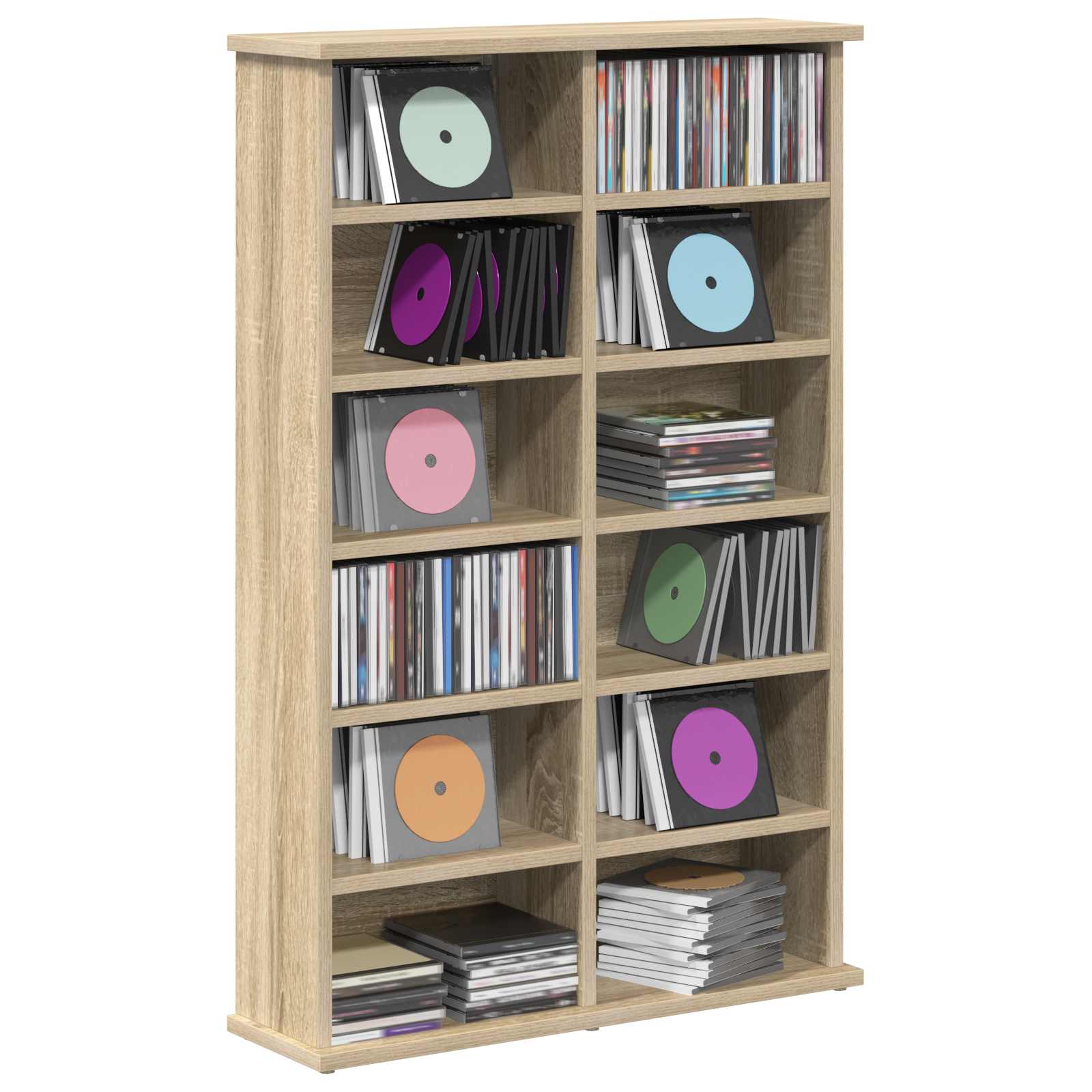 CD spinta Sonoma ąžuolas 60 x 17 x 92 cm Apdirbta mediena