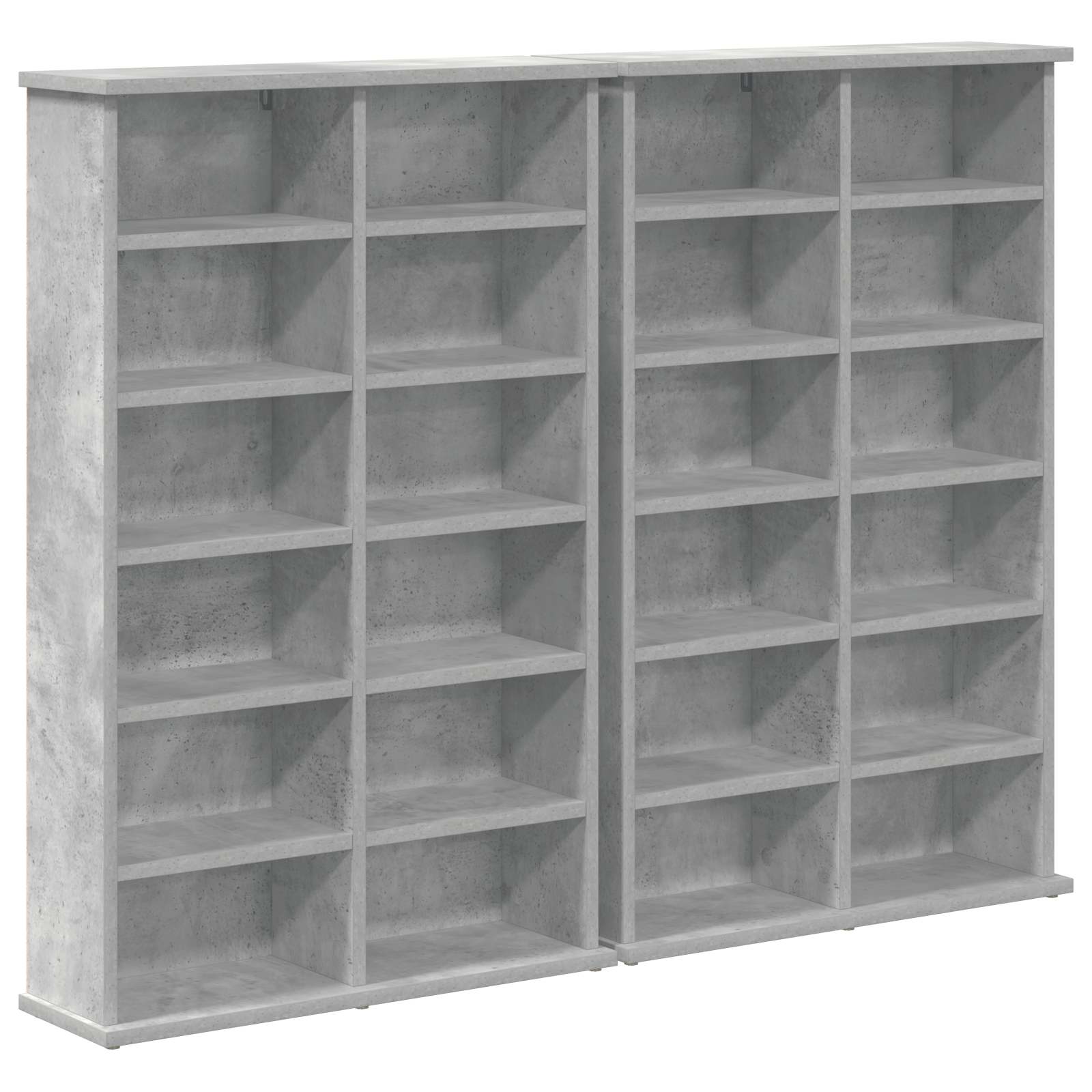 CD spinta 2 vnt. Betono pilka 60 x 17 x 92 cm Apdirbta mediena
