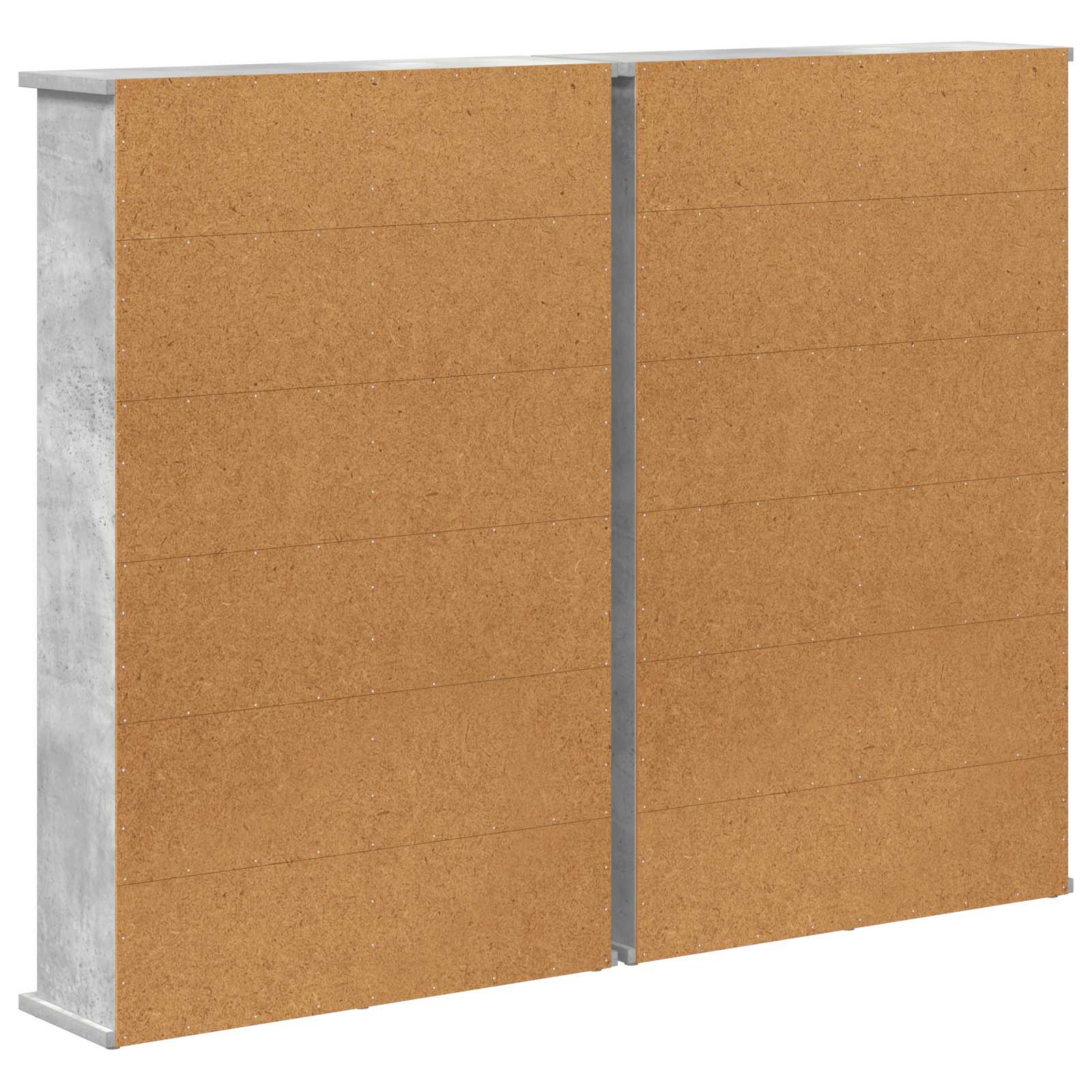CD spinta 2 vnt. Betono pilka 60 x 17 x 92 cm Apdirbta mediena