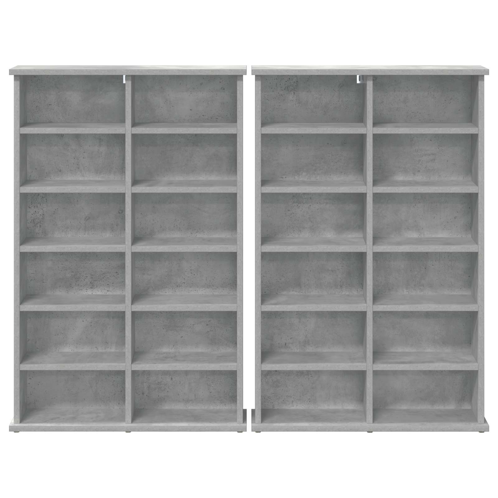 CD spinta 2 vnt. Betono pilka 60 x 17 x 92 cm Apdirbta mediena