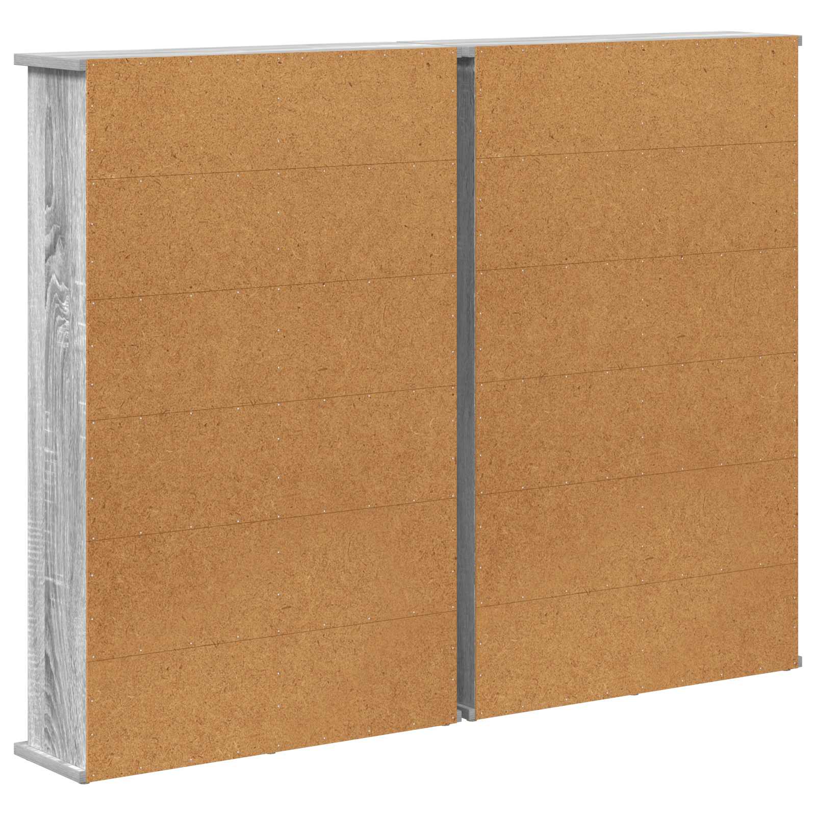 CD spinta 2 vnt. Pilka Sonoma 60 x 17 x 92 cm Apdirbta mediena