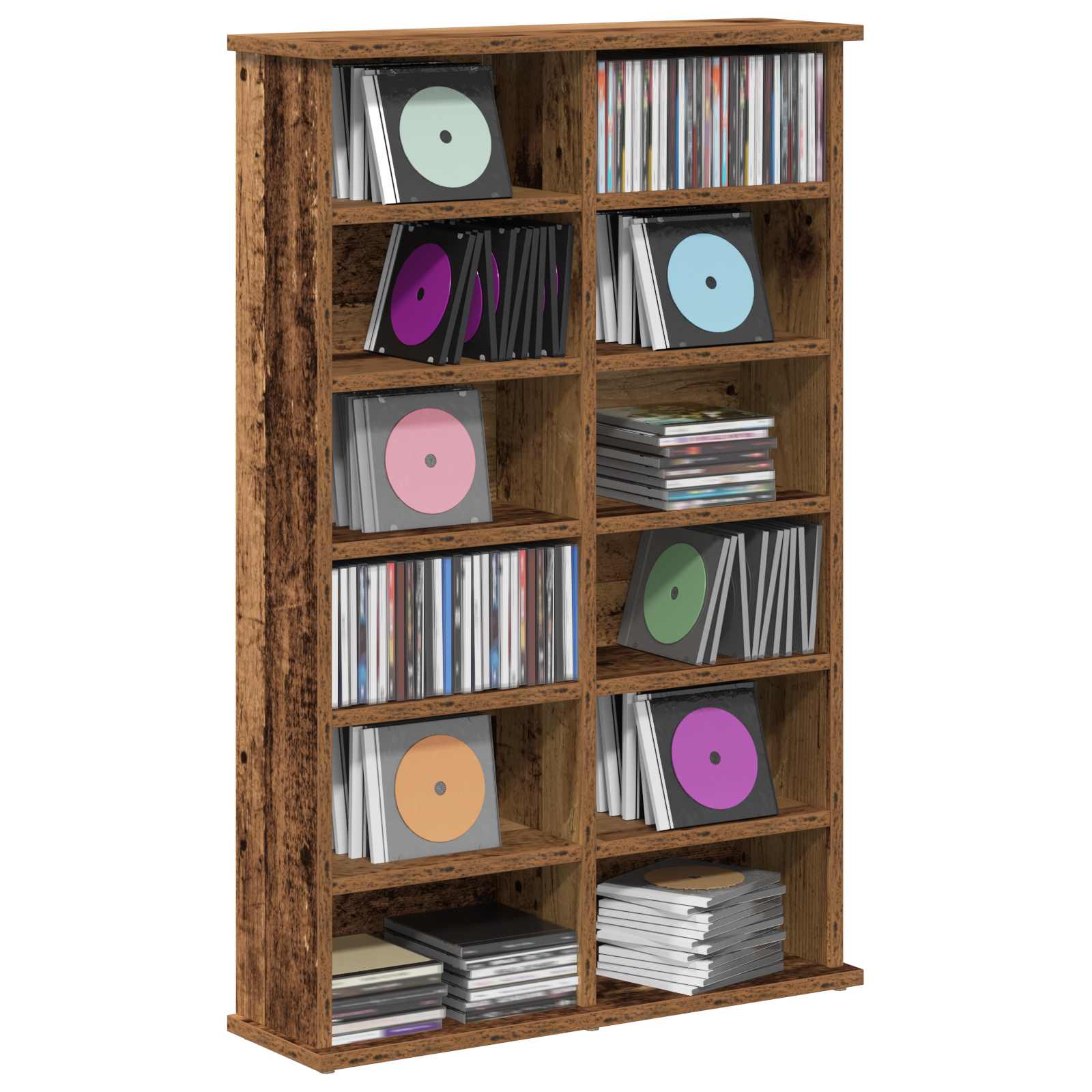 CD spinta Sendintos medienos 60 x 17 x 92 cm Apdirbta mediena