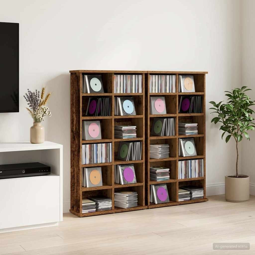 CD spinta 2 vnt. Sendintos medienos 60 x 17 x 92 cm