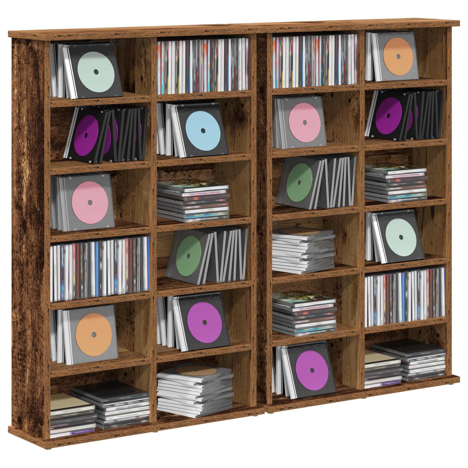CD spinta 2 vnt. Sendintos medienos 60 x 17 x 92 cm